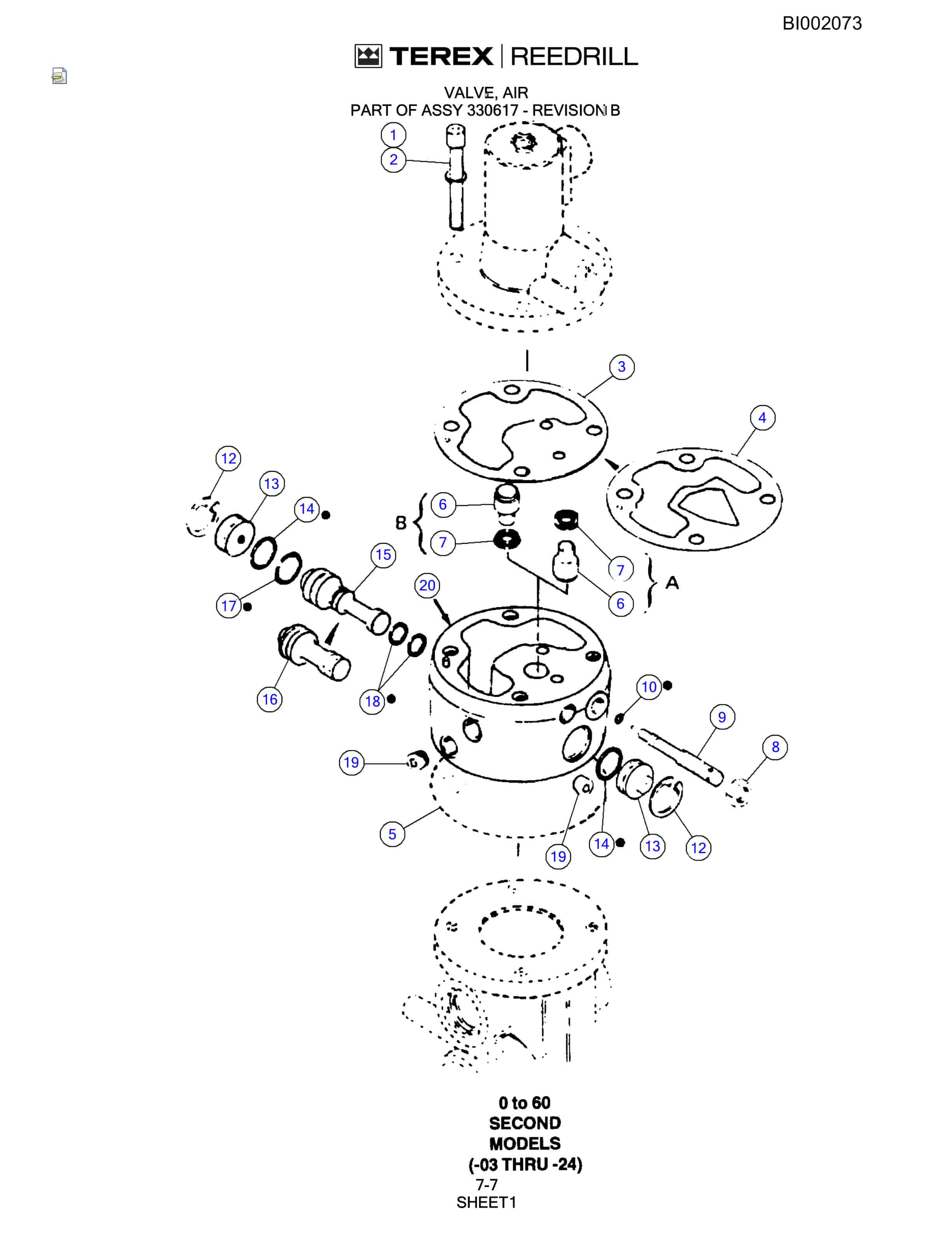 Bucyrus SKF Infinity Blasthole Drill Parts Catalog BI002073-4