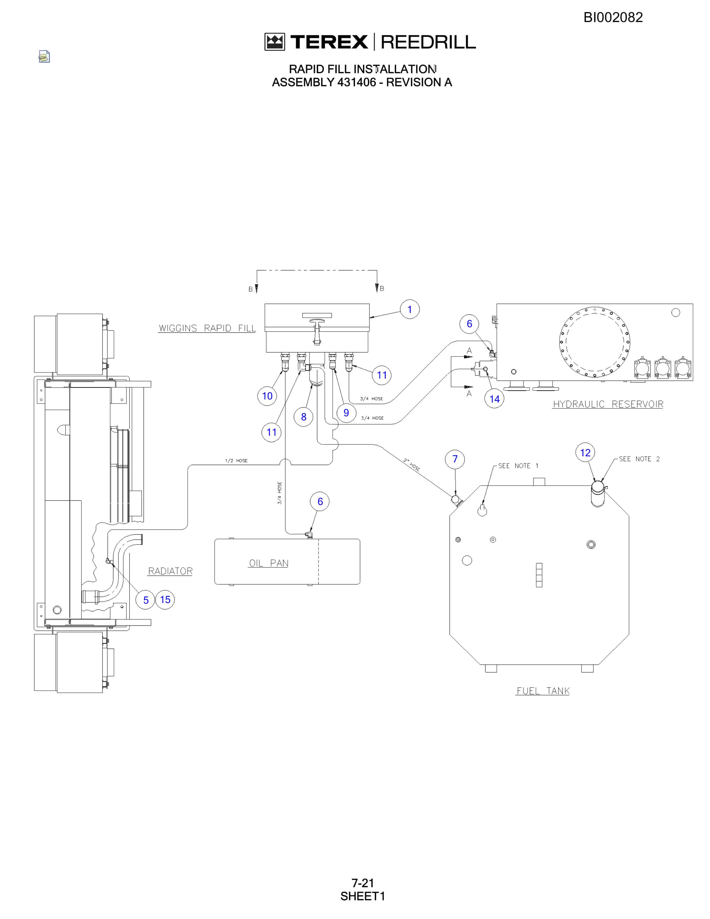 Bucyrus SKF Infinity Blasthole Drill Parts Catalog BI002082-5