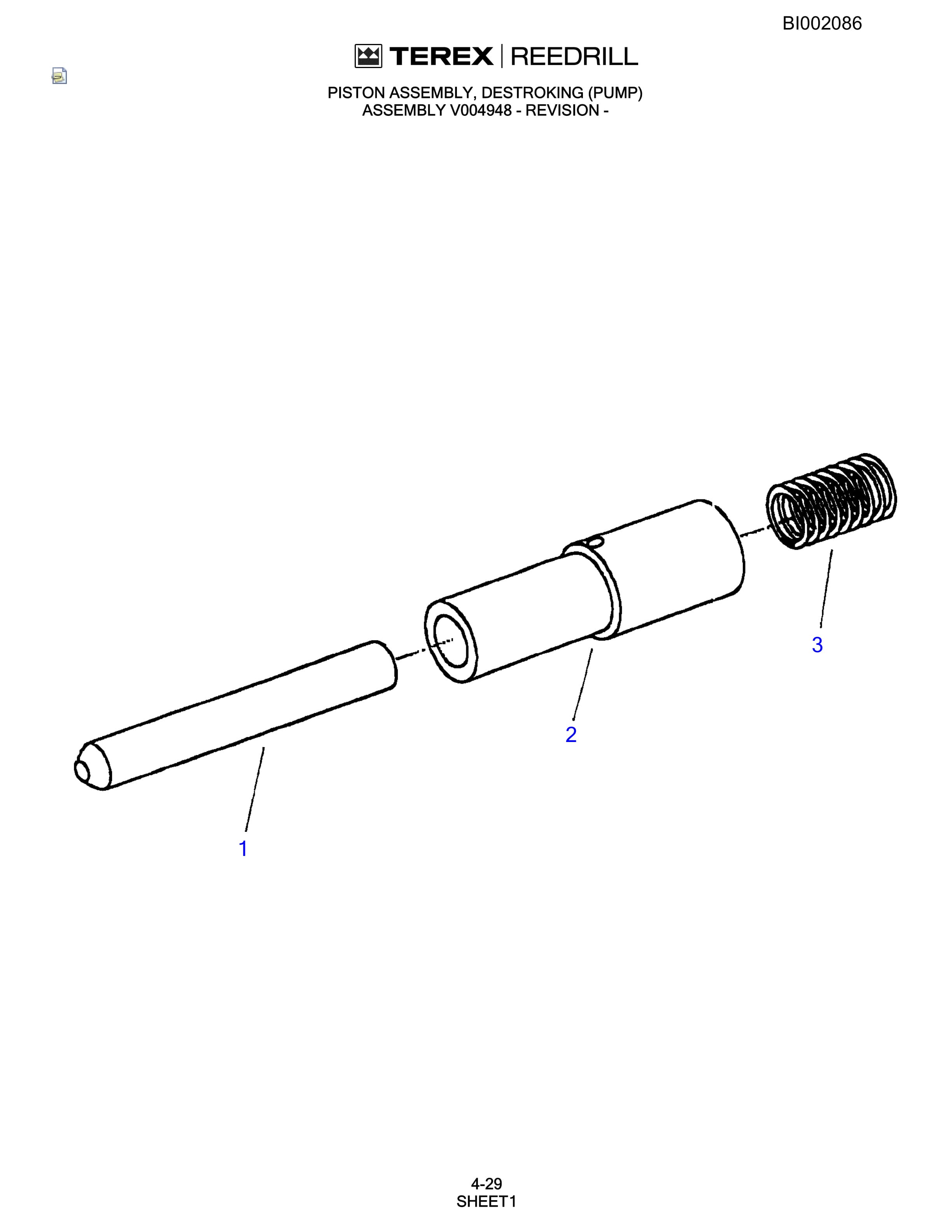 Bucyrus SKF Infinity Blasthole Drill Parts Catalog BI002086-2
