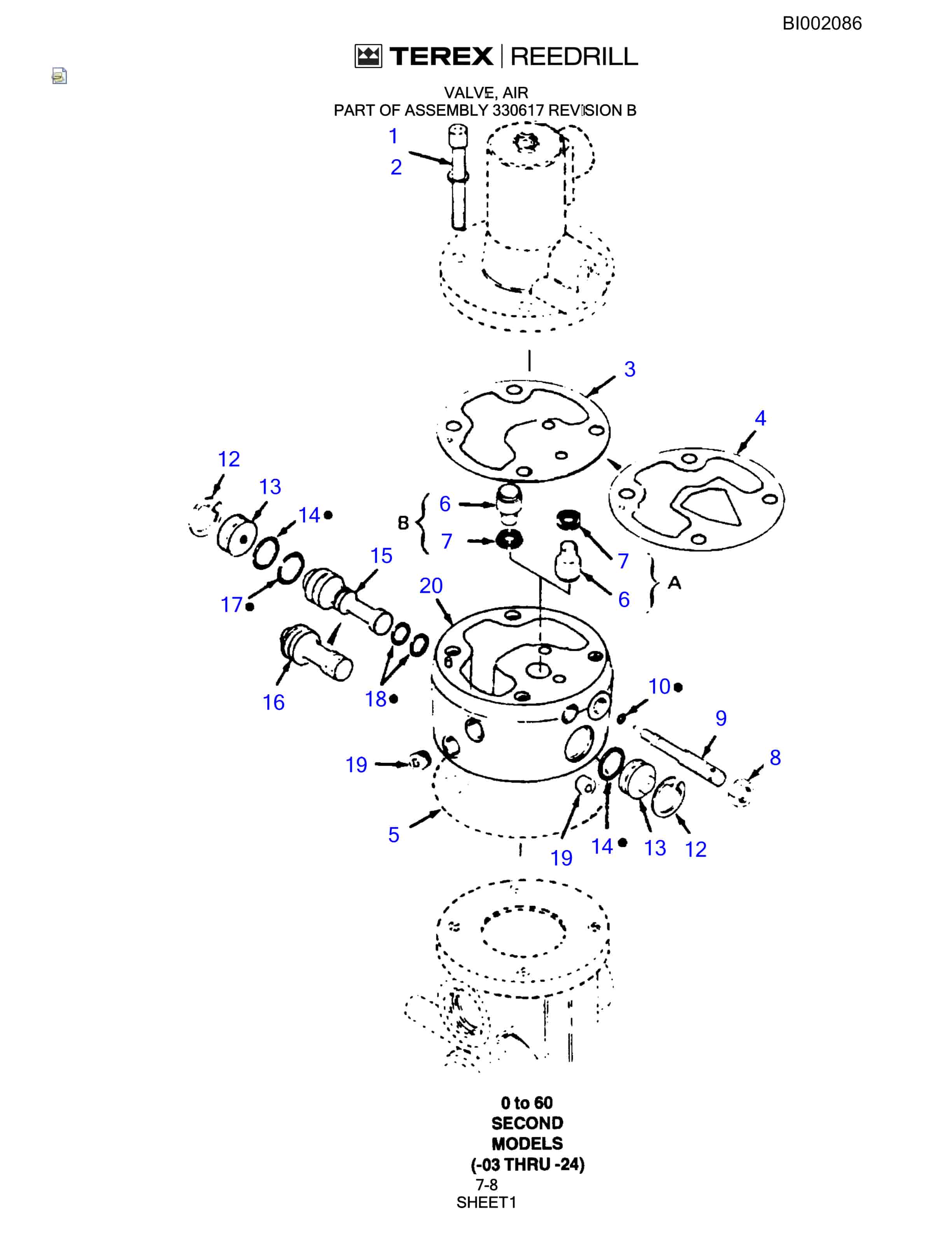 Bucyrus SKF Infinity Blasthole Drill Parts Catalog BI002086-4