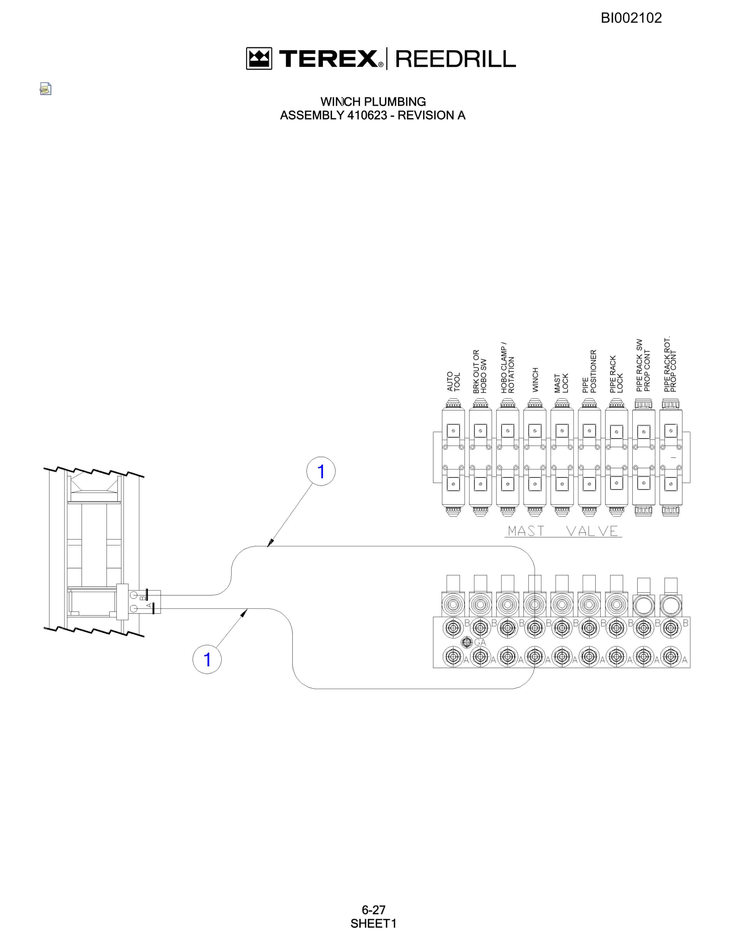 Bucyrus SKF Infinity Blasthole Drill Parts Catalog BI002102-4