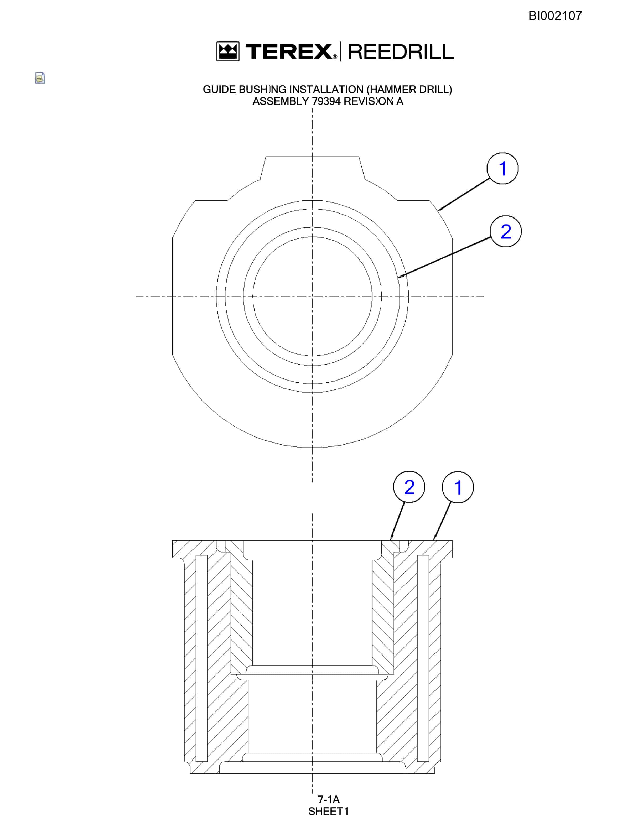 Bucyrus SKF Infinity Blasthole Drill Parts Catalog BI002107-3
