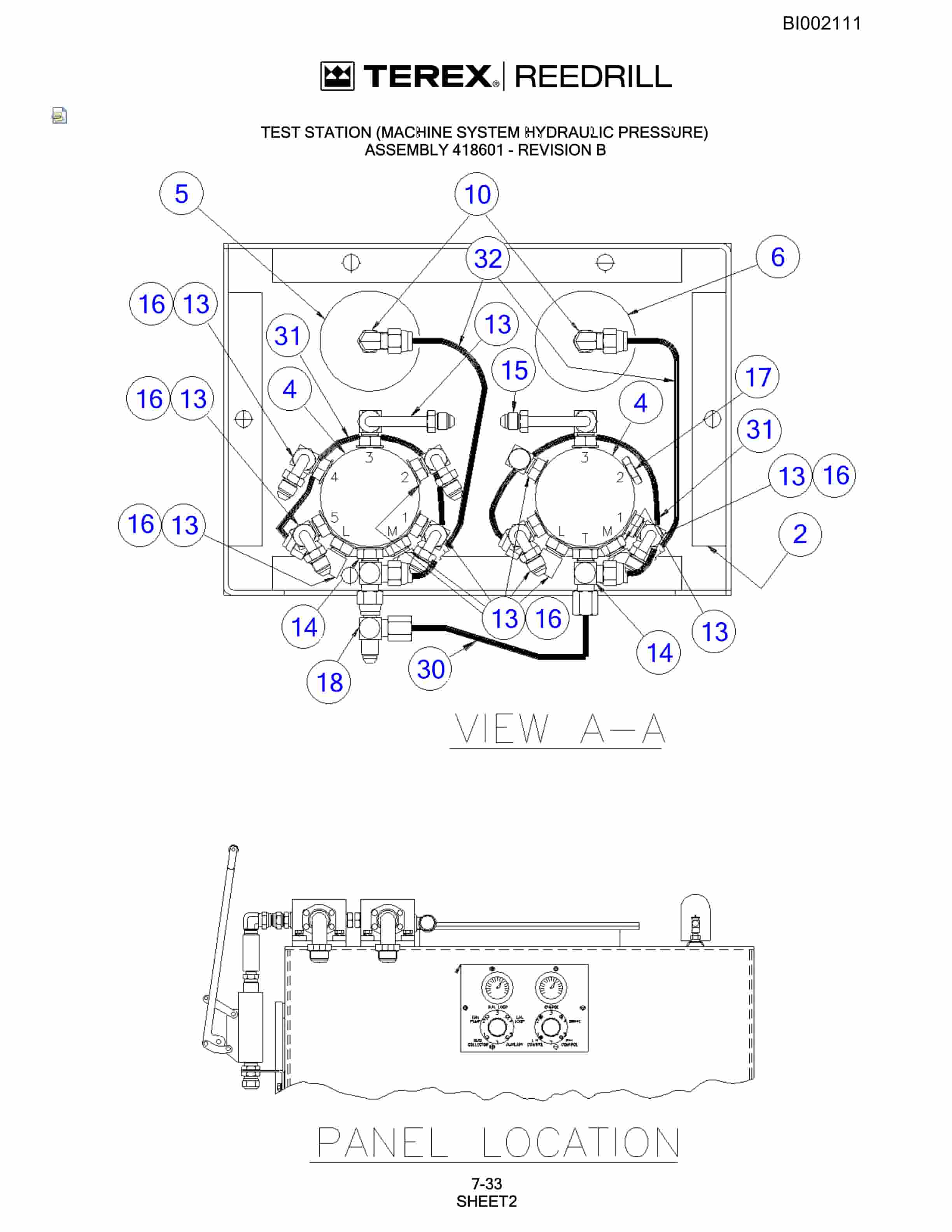 Bucyrus SKF Infinity Blasthole Drill Parts Catalog BI002111-5