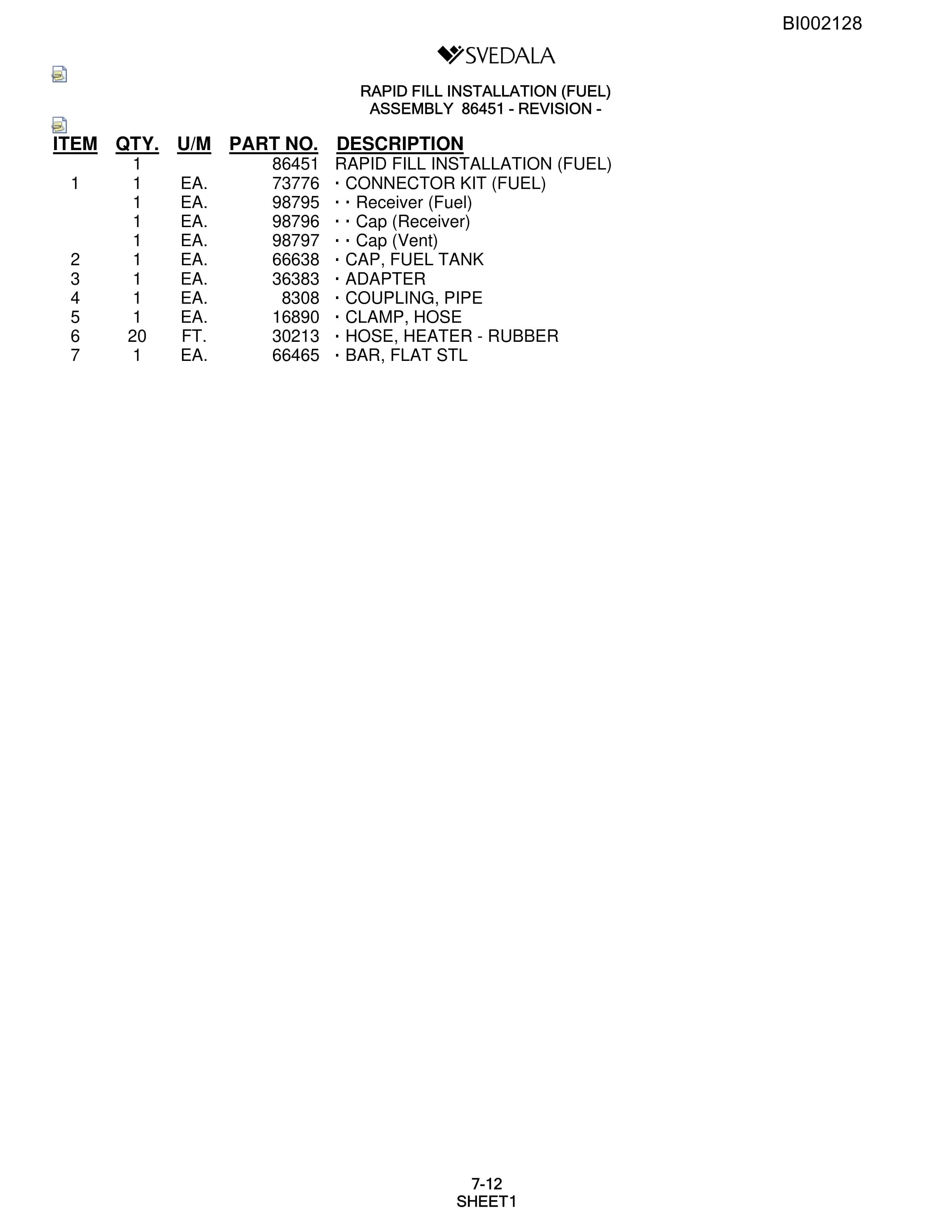 Bucyrus SKF Infinity Blasthole Drill Parts Catalog BI002128-5