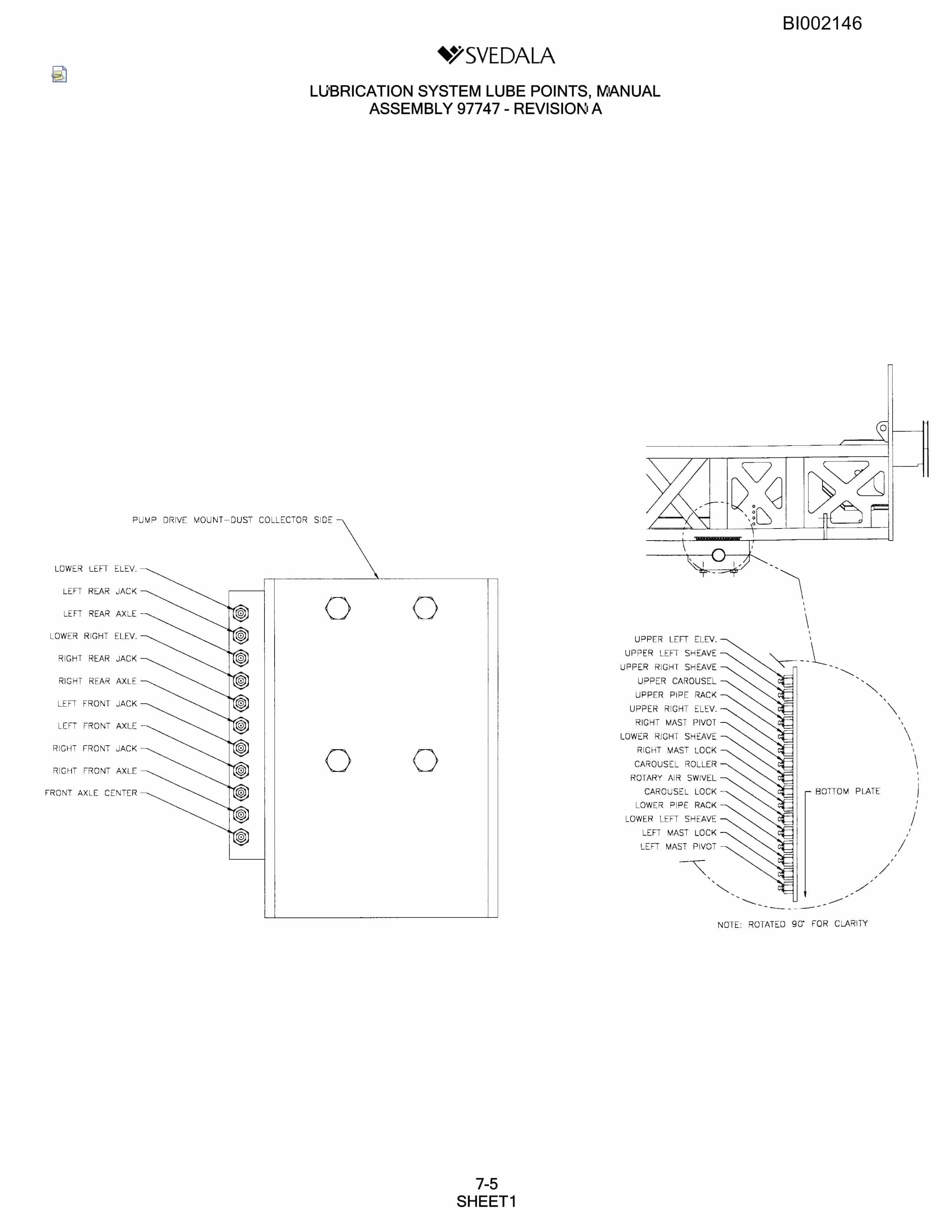 Bucyrus SKF Infinity Blasthole Drill Parts Catalog BI002146-4