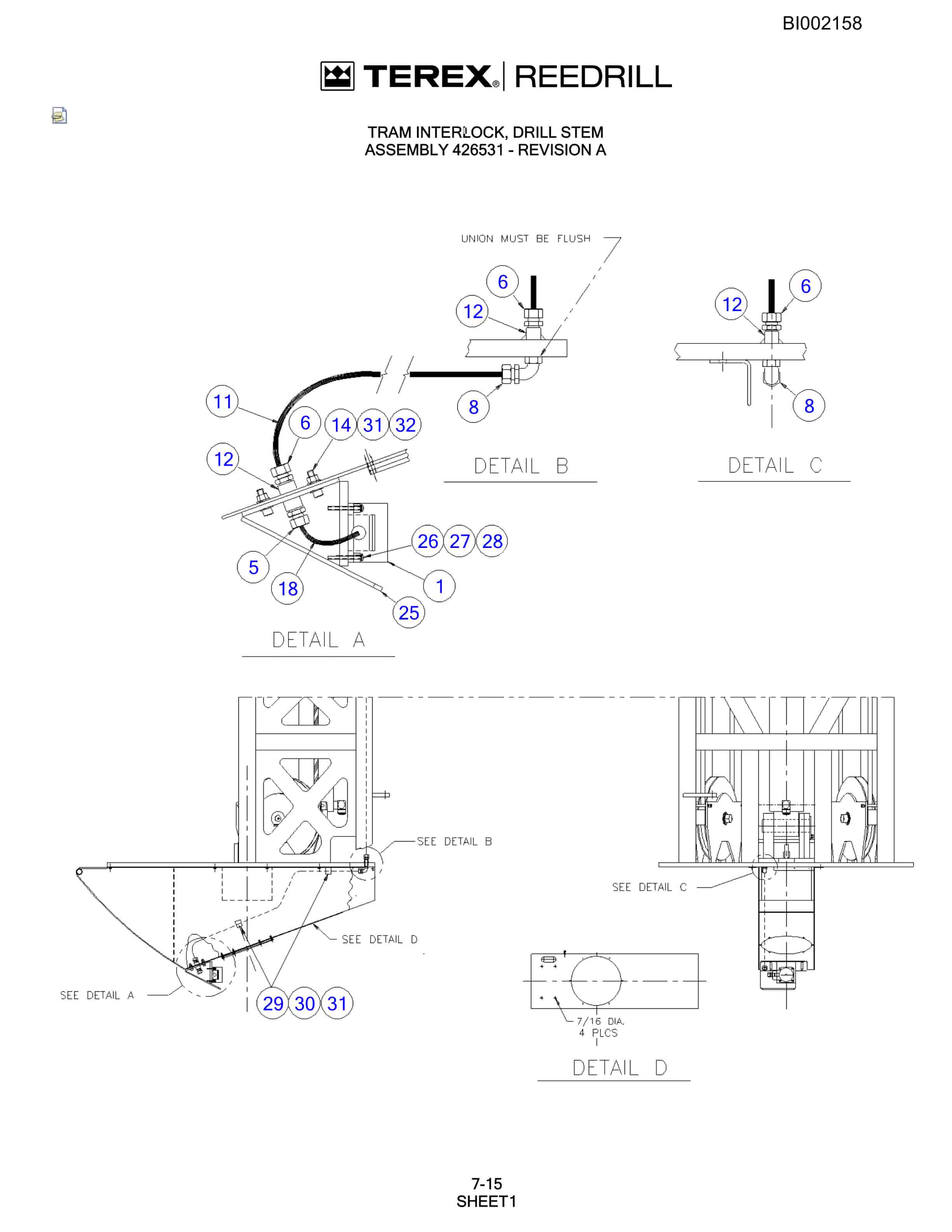 Bucyrus SKF Infinity Blasthole Drill Parts Catalog BI002158-5