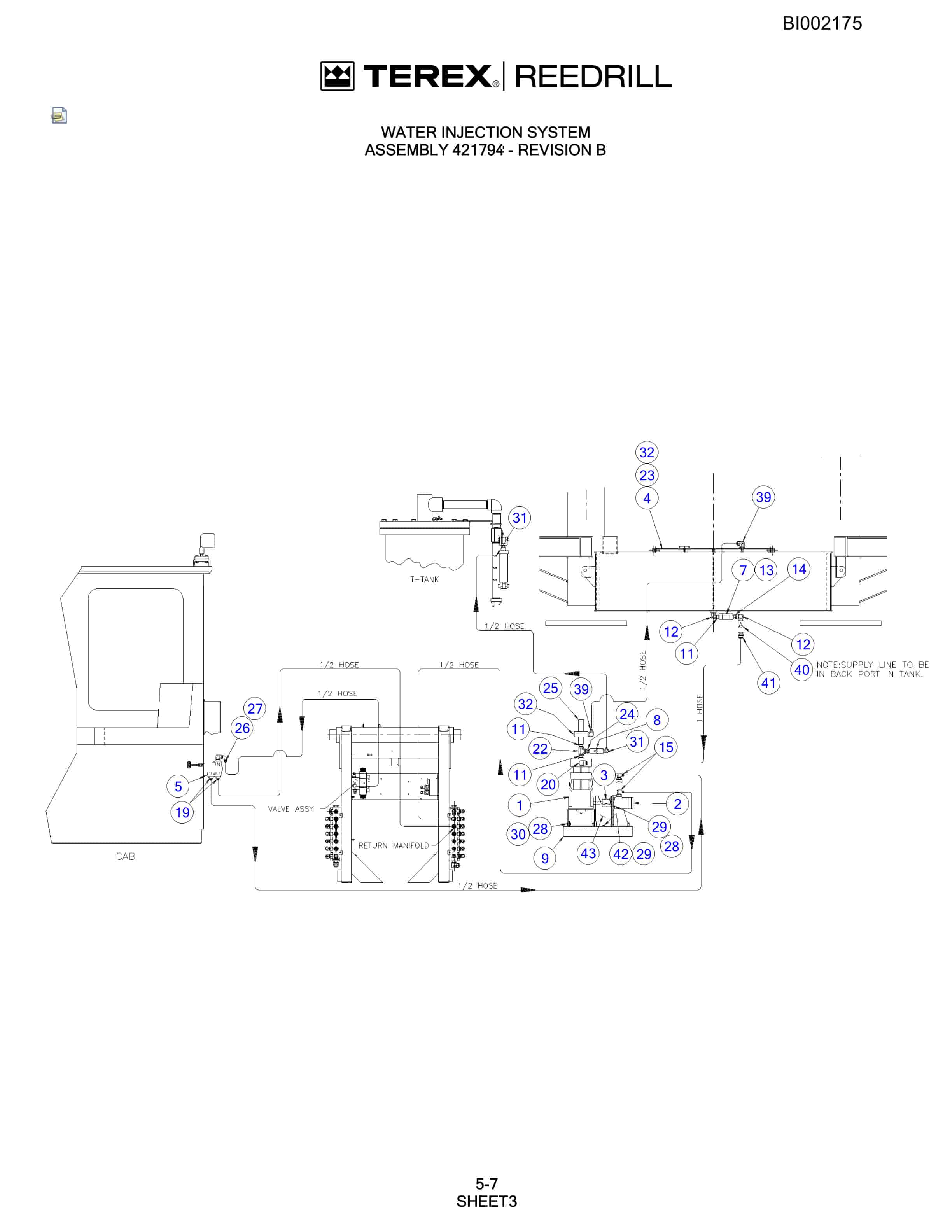 Bucyrus SKF Infinity Blasthole Drill Parts Catalog BI002175-2