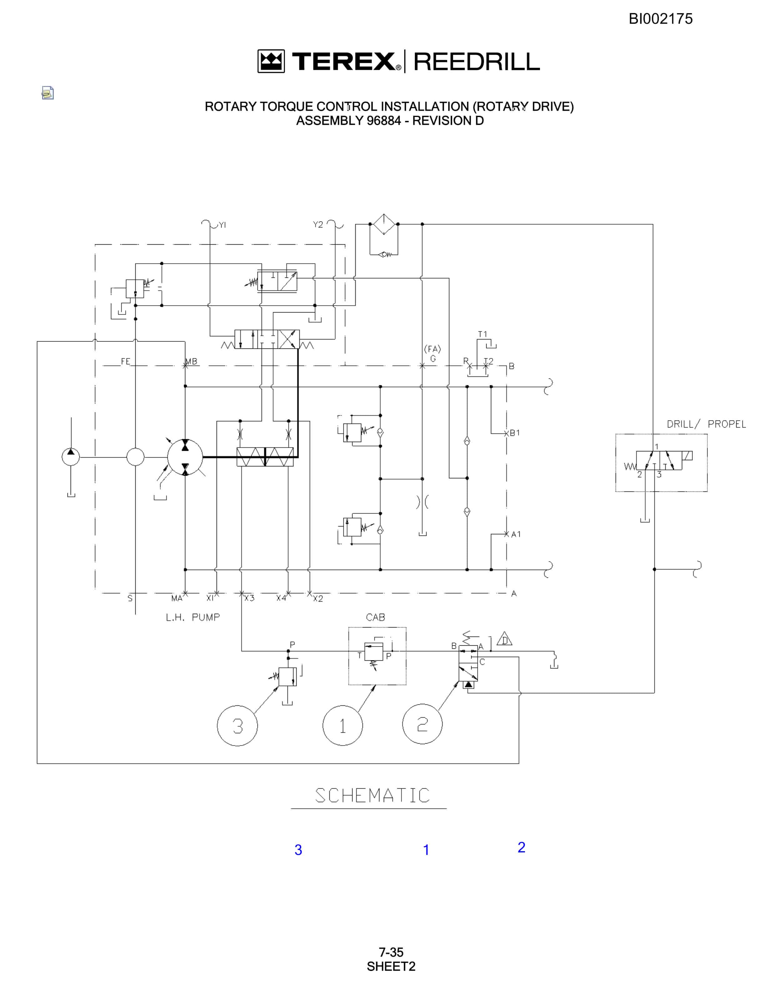 Bucyrus SKF Infinity Blasthole Drill Parts Catalog BI002175-5