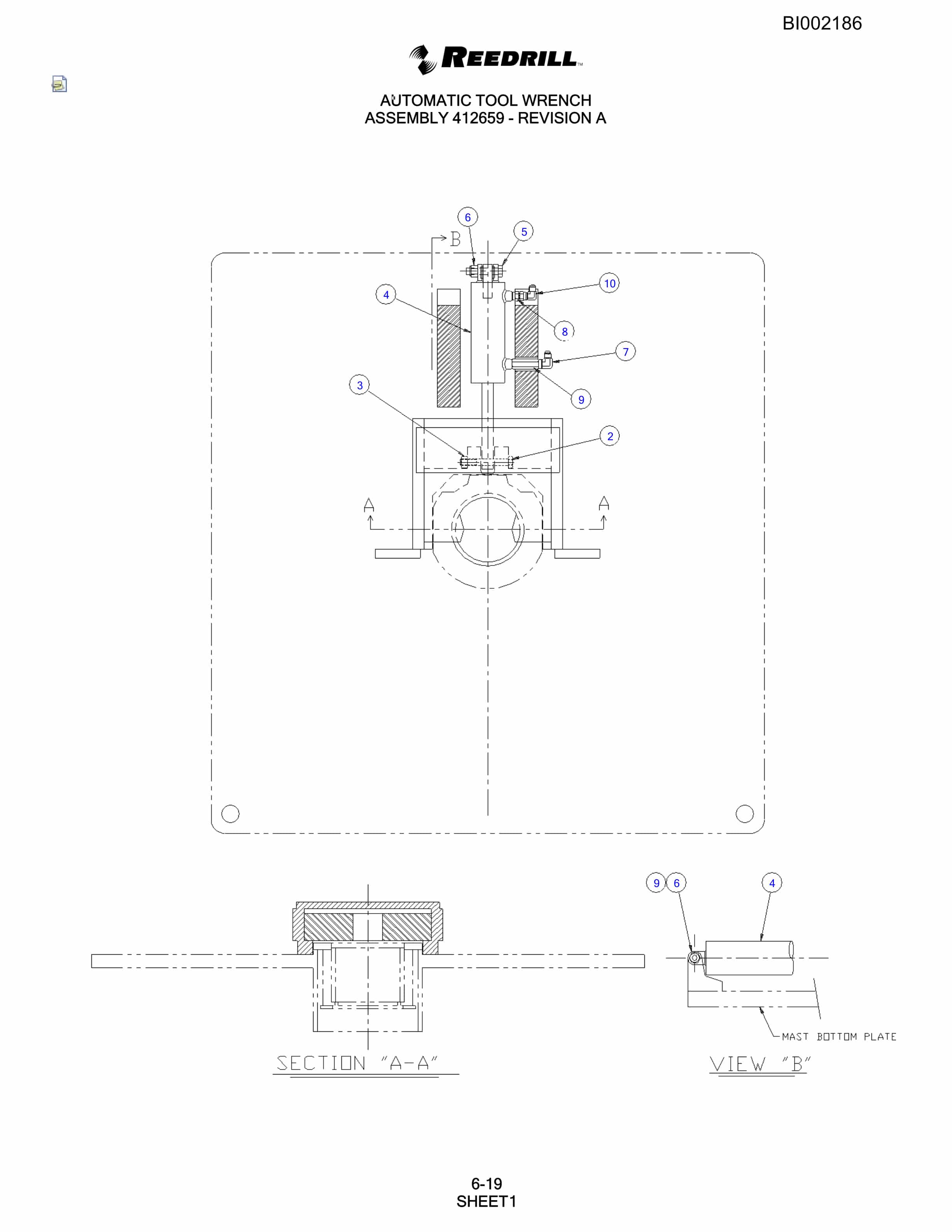 Bucyrus SKF Infinity Blasthole Drill Parts Catalog BI002186-4