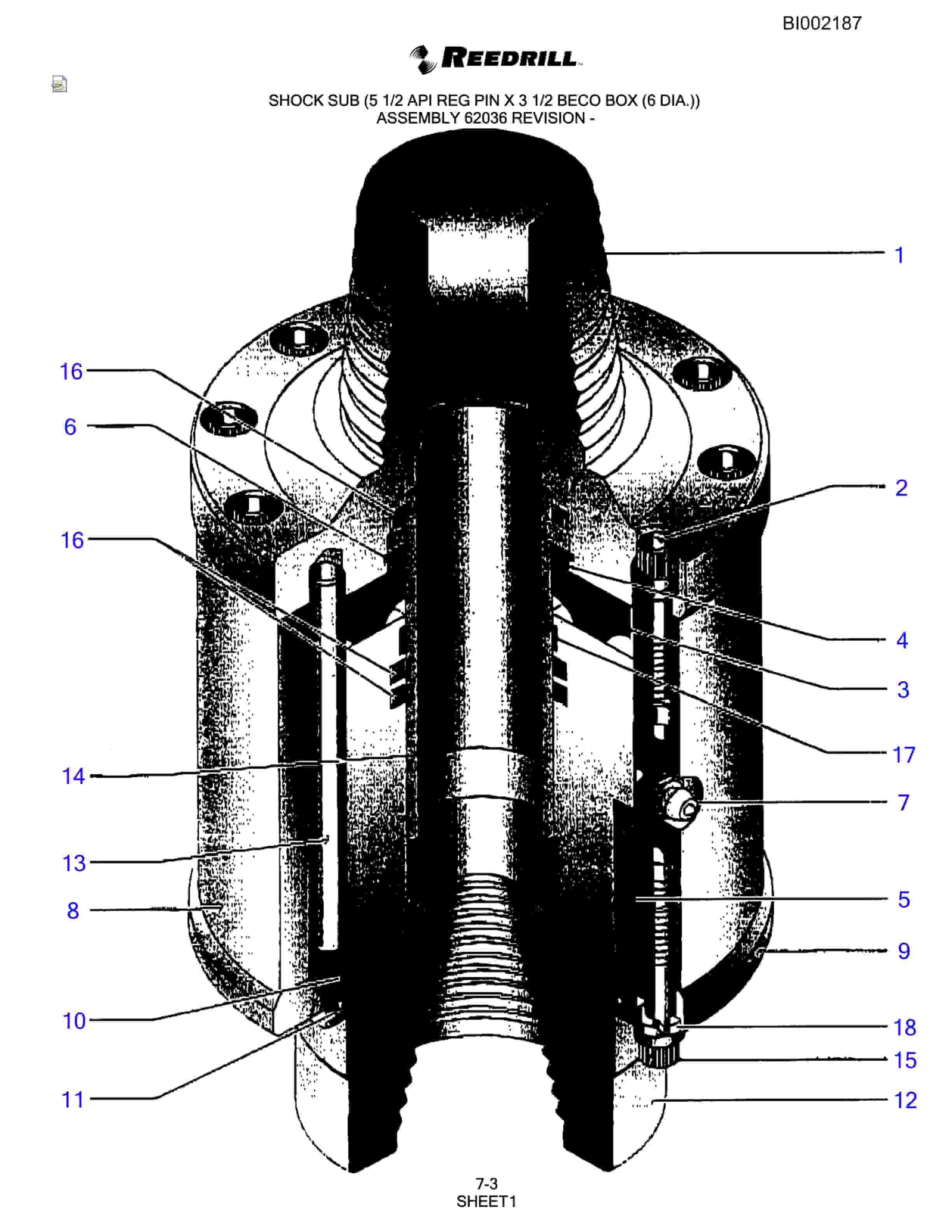 Bucyrus SKF Infinity Blasthole Drill Parts Catalog BI002187-4