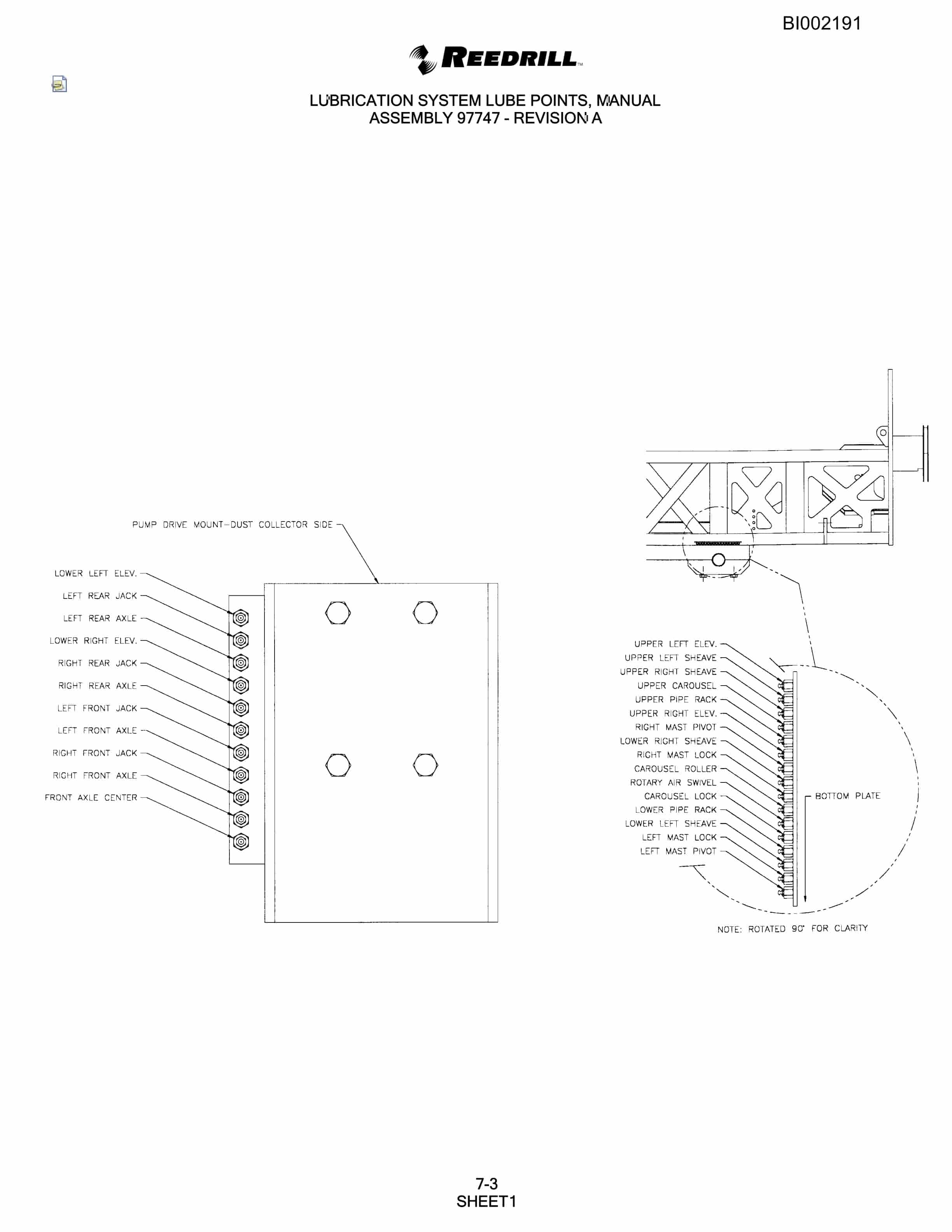 Bucyrus SKF Infinity Blasthole Drill Parts Catalog BI002191-4