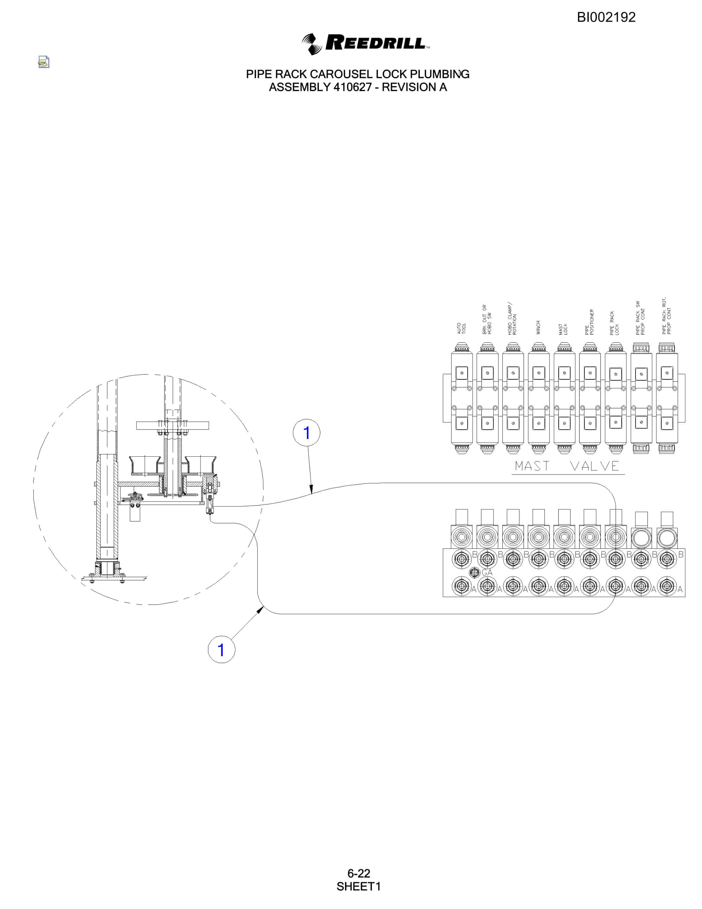 Bucyrus SKF Infinity Blasthole Drill Parts Catalog BI002192-3