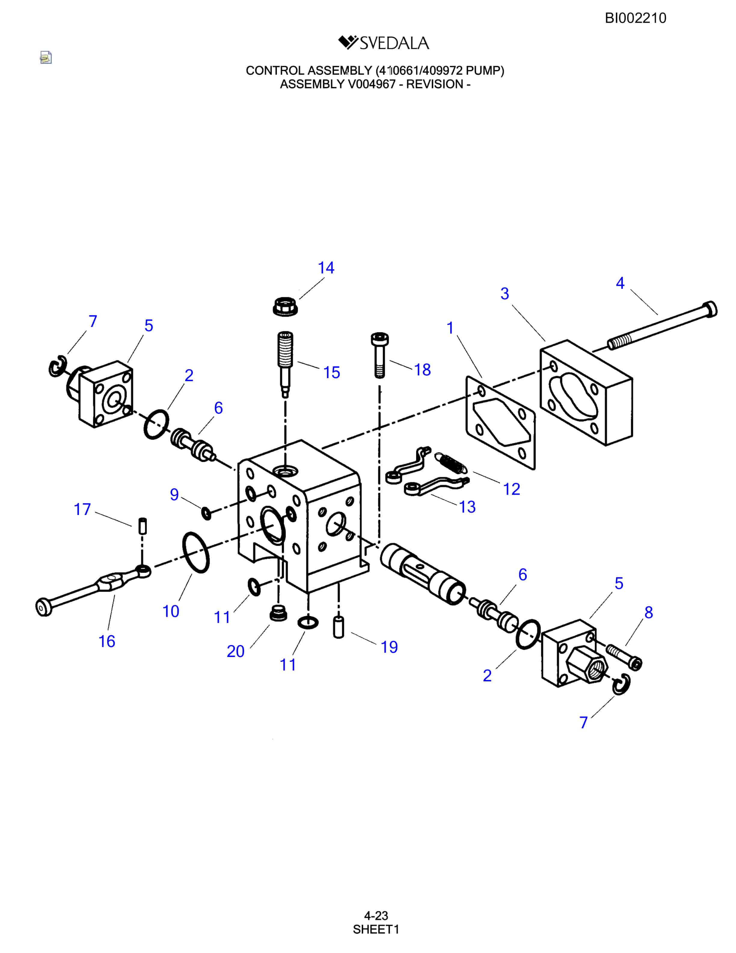 Bucyrus SKF Infinity Blasthole Drill Parts Catalog BI002210-2