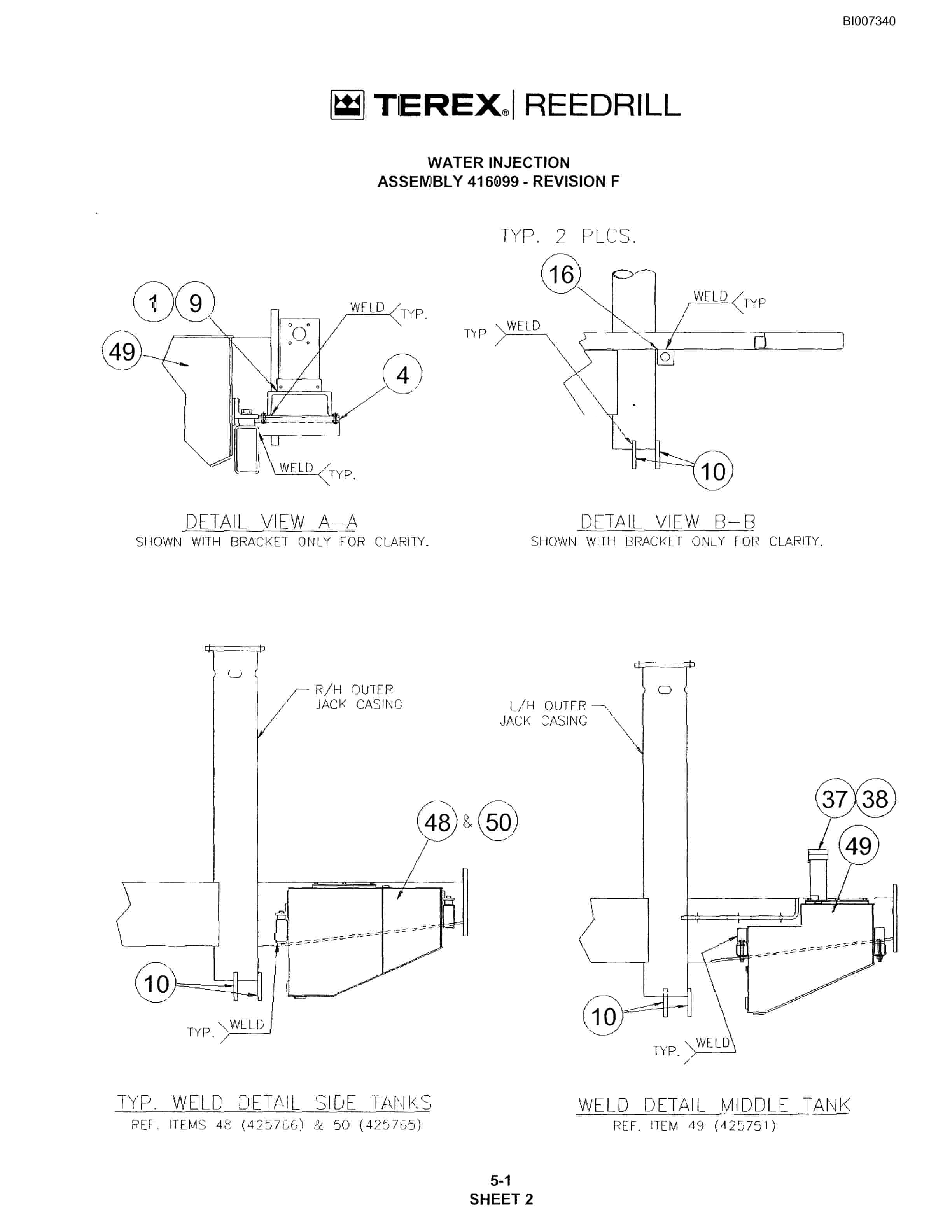 Bucyrus SKF Infinity Blasthole Drill Parts Catalog BI007340-2