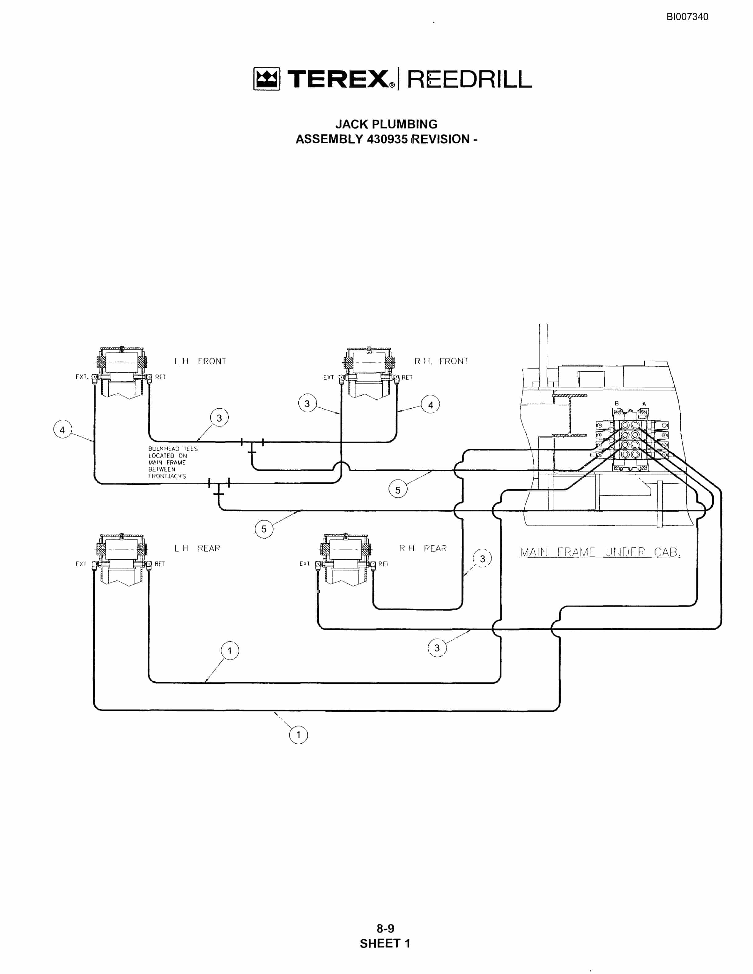 Bucyrus SKF Infinity Blasthole Drill Parts Catalog BI007340-5