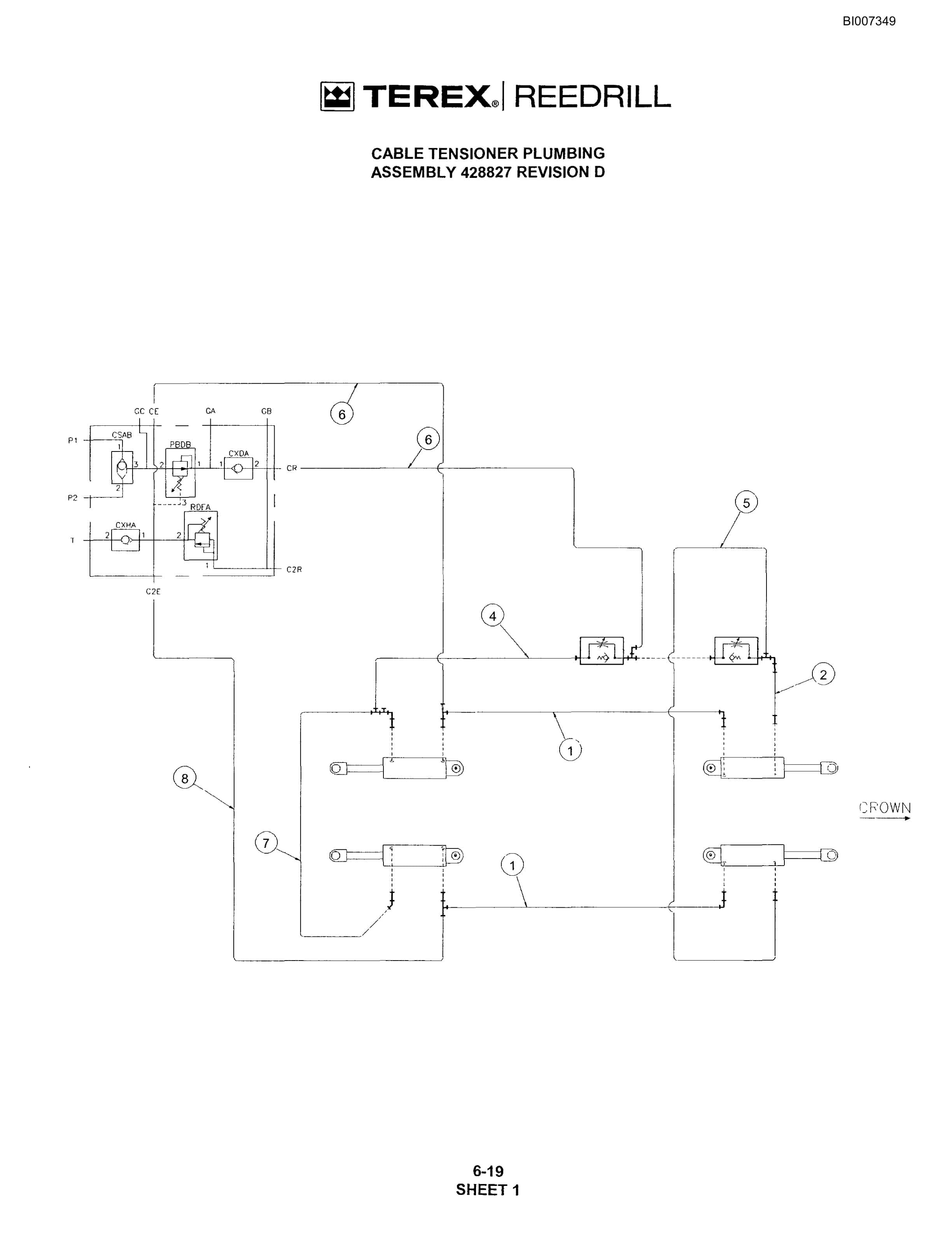 Bucyrus SKF Infinity Blasthole Drill Parts Catalog BI007349-3
