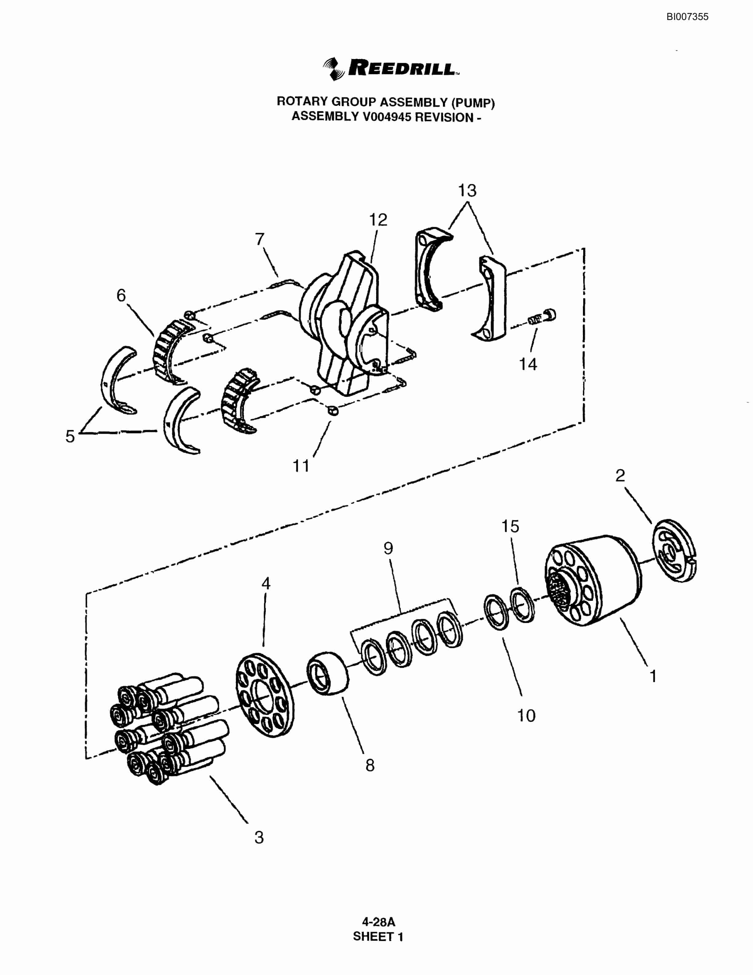 Bucyrus SKF Infinity Blasthole Drill Parts Catalog BI007355-2