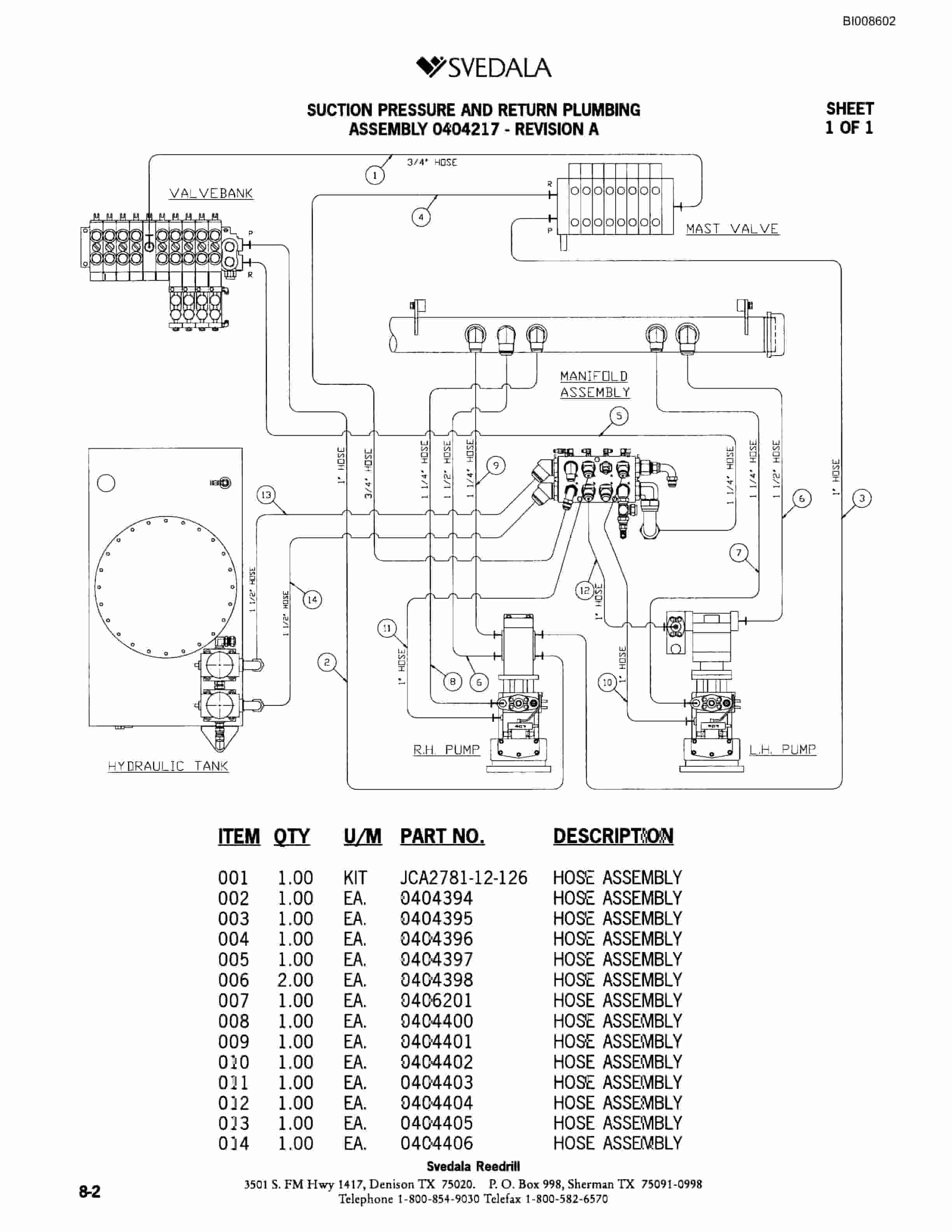 Bucyrus SKF Infinity Blasthole Drill Parts Catalog BI008602-4