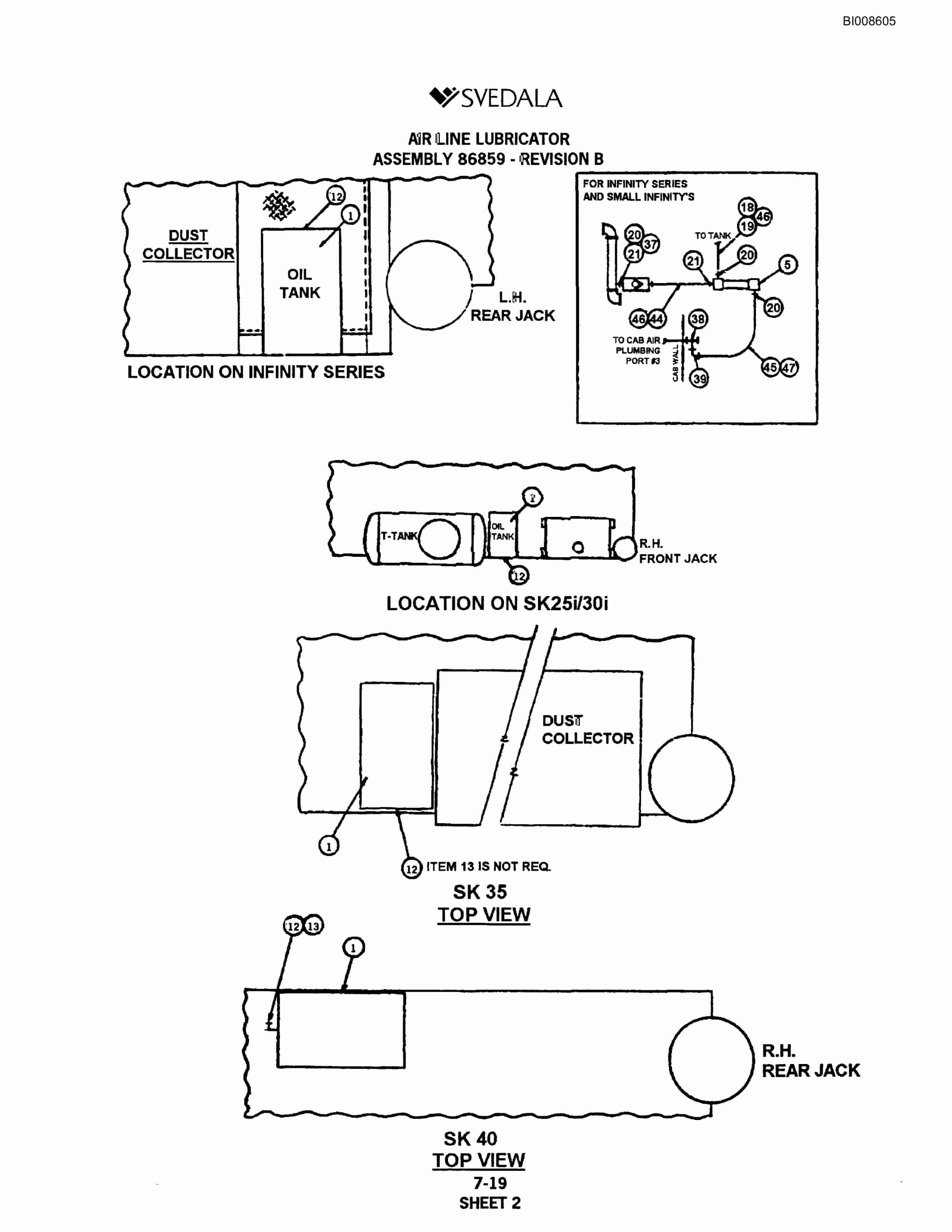 Bucyrus SKF Infinity Blasthole Drill Parts Catalog BI008605-4