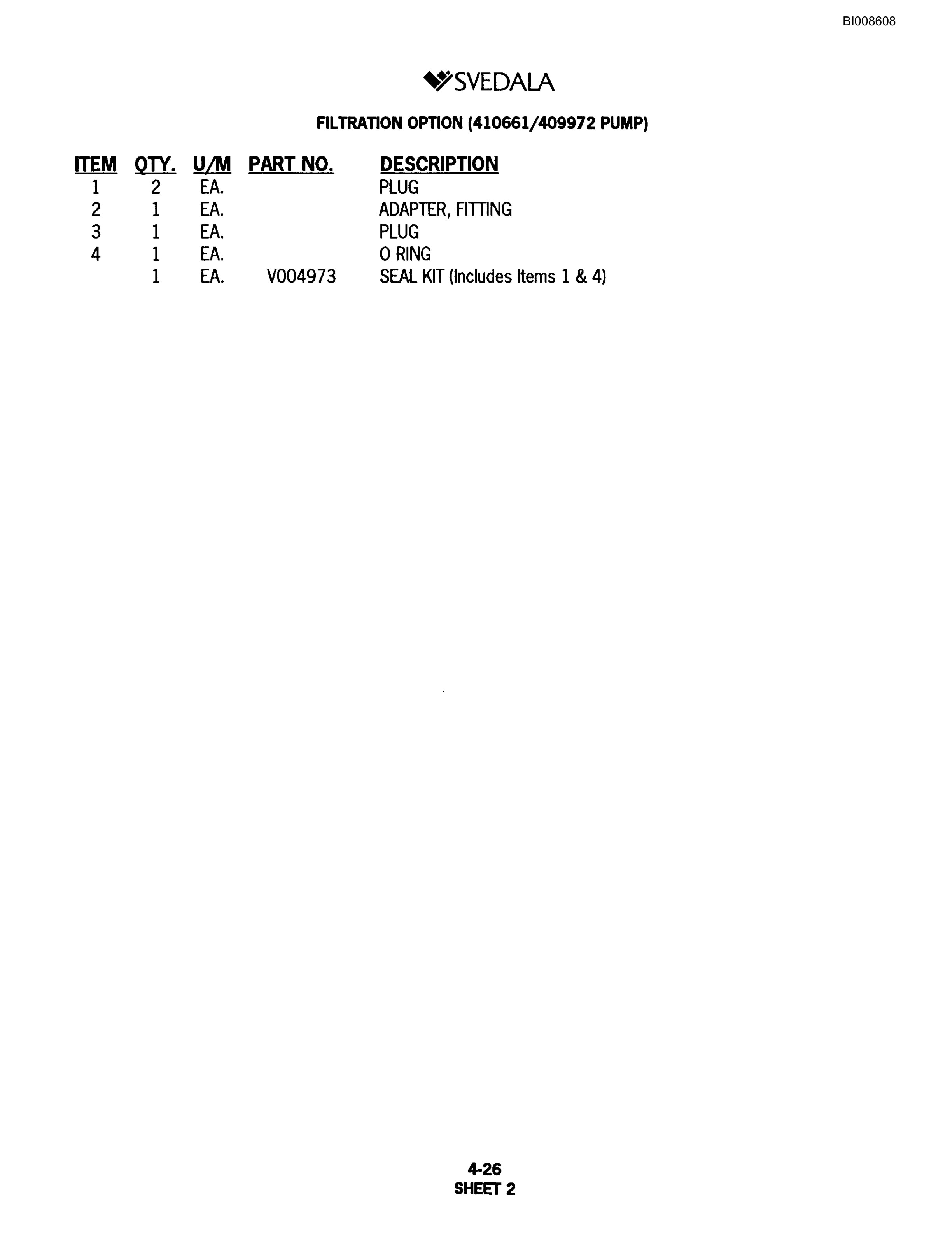 Bucyrus SKF Infinity Blasthole Drill Parts Catalog BI008608-2