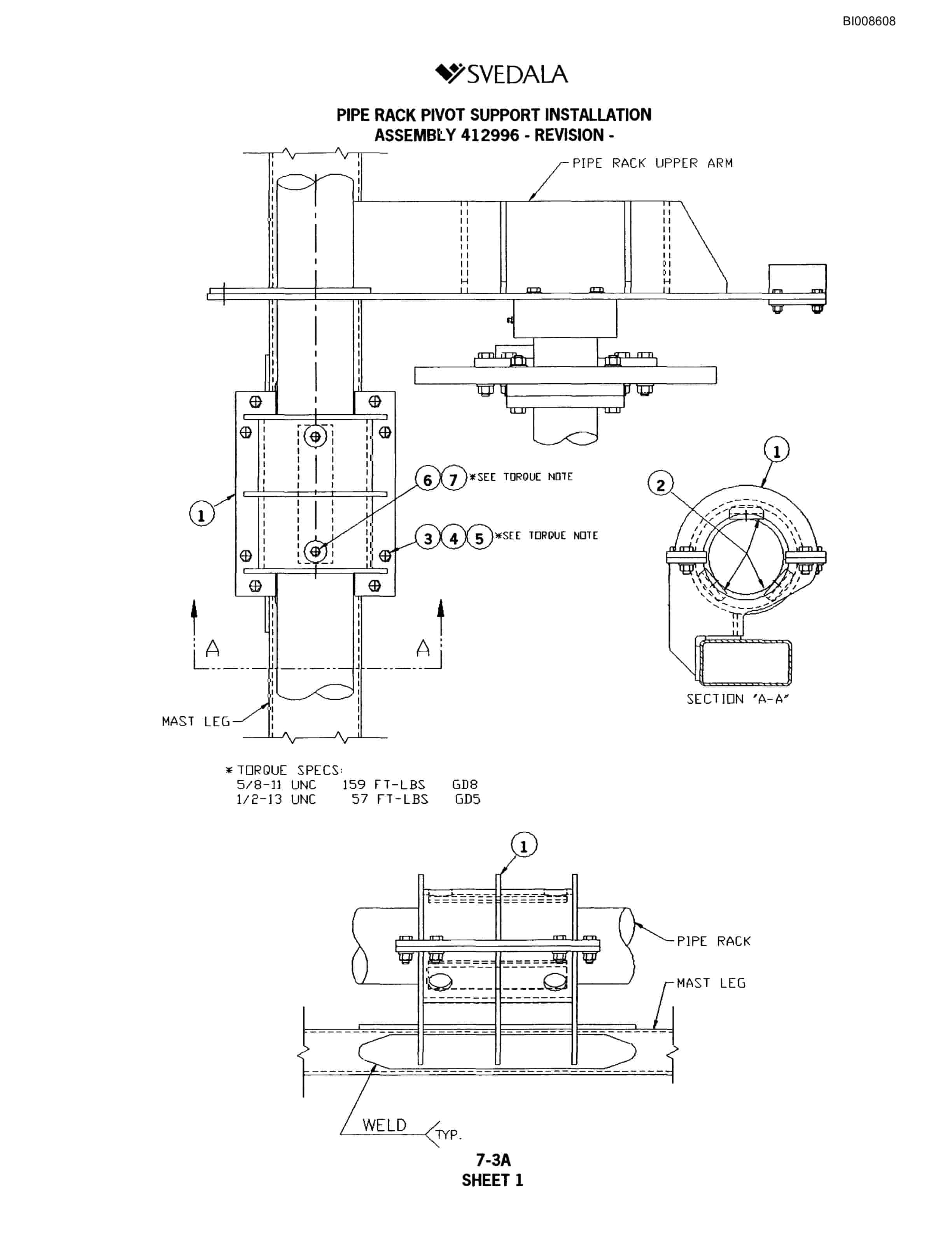 Bucyrus SKF Infinity Blasthole Drill Parts Catalog BI008608-4