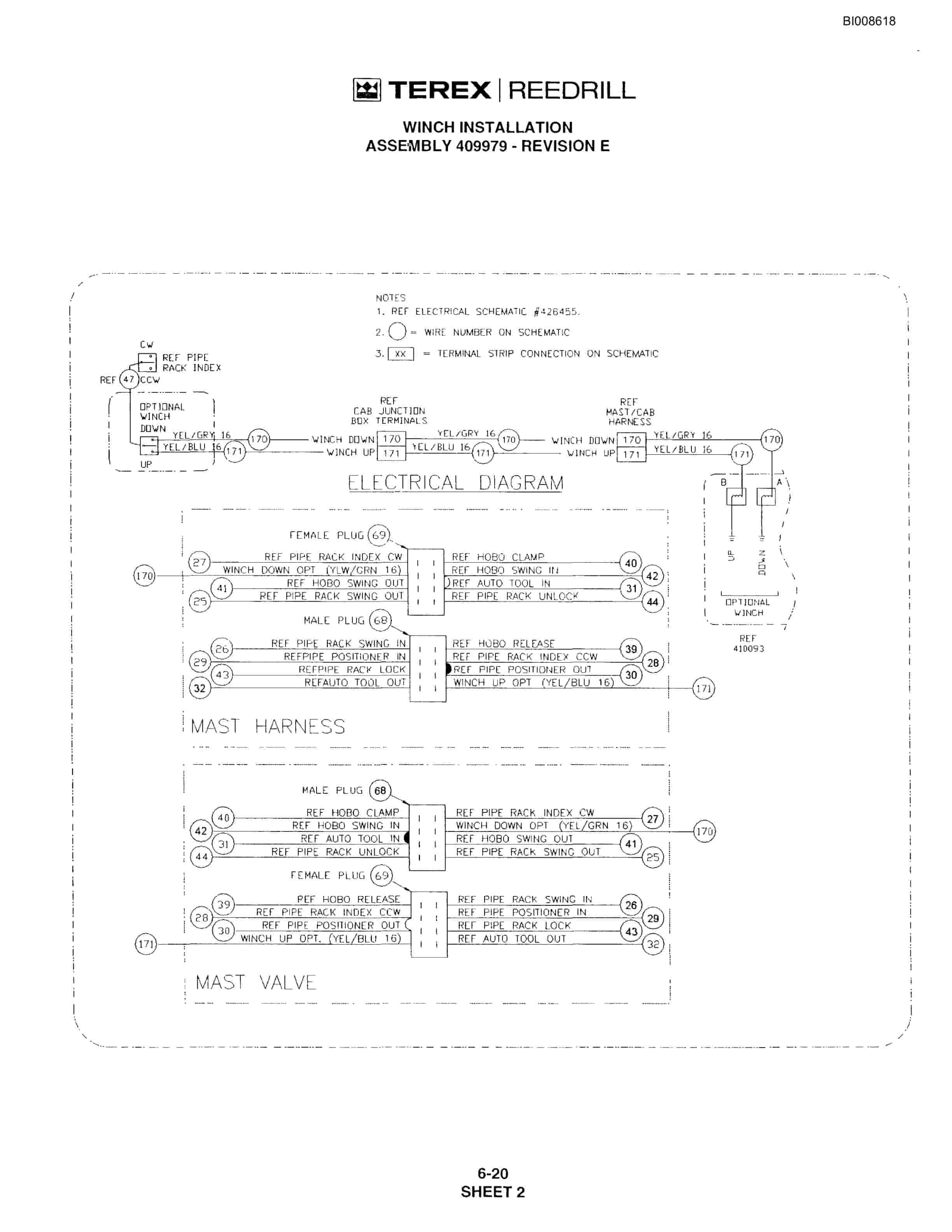 Bucyrus SKF Infinity Blasthole Drill Parts Catalog BI008618-3
