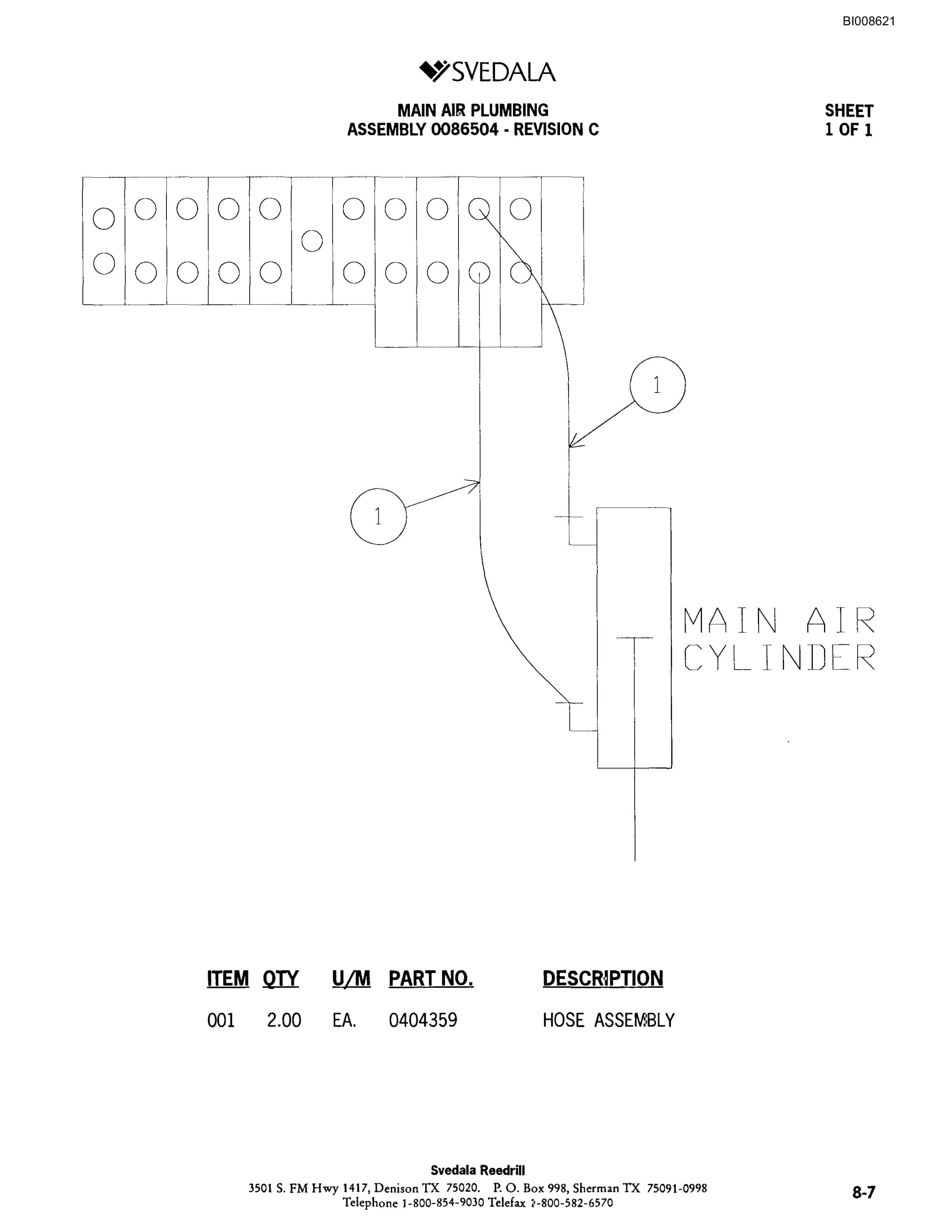 Bucyrus SKF Infinity Blasthole Drill Parts Catalog BI008621-4