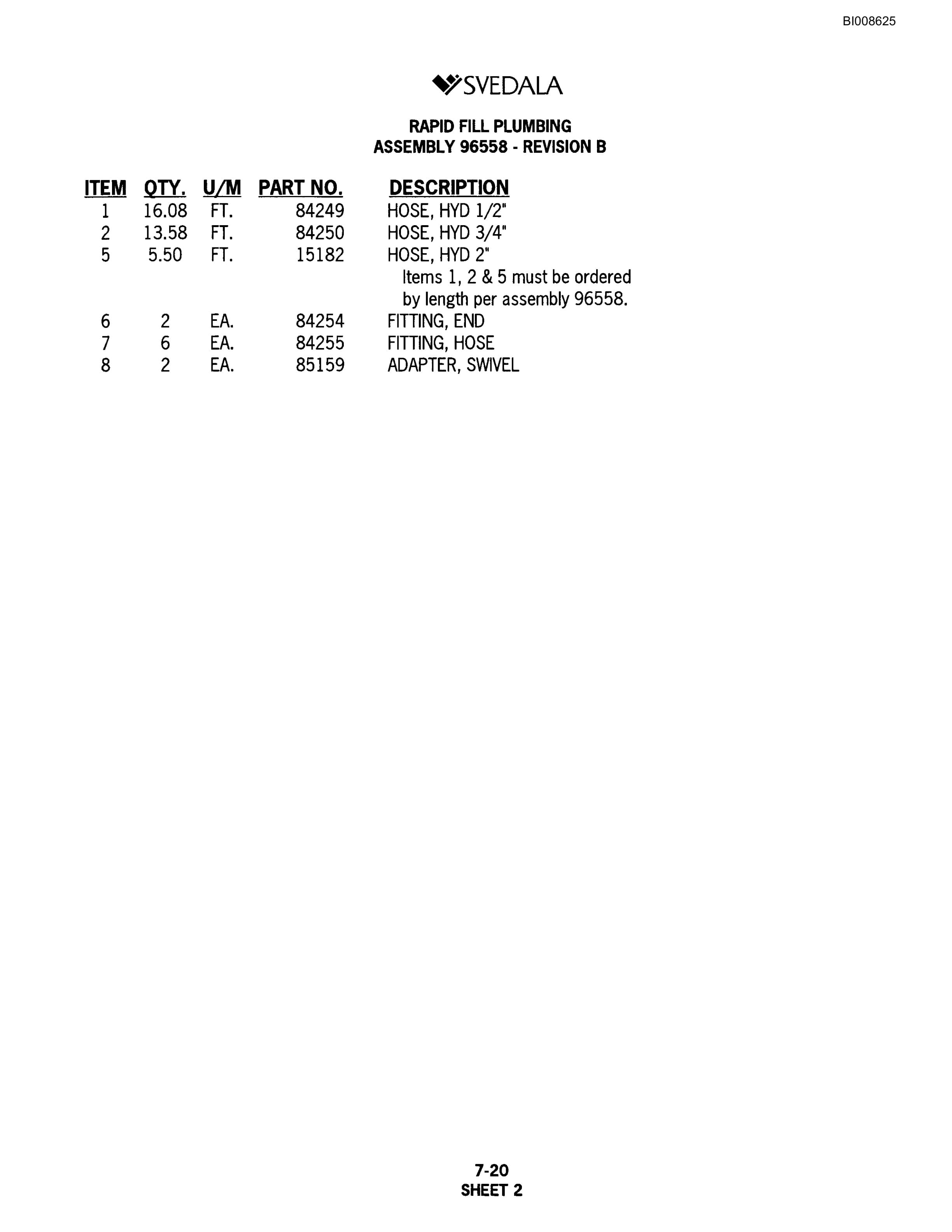 Bucyrus SKF Infinity Blasthole Drill Parts Catalog BI008625-4