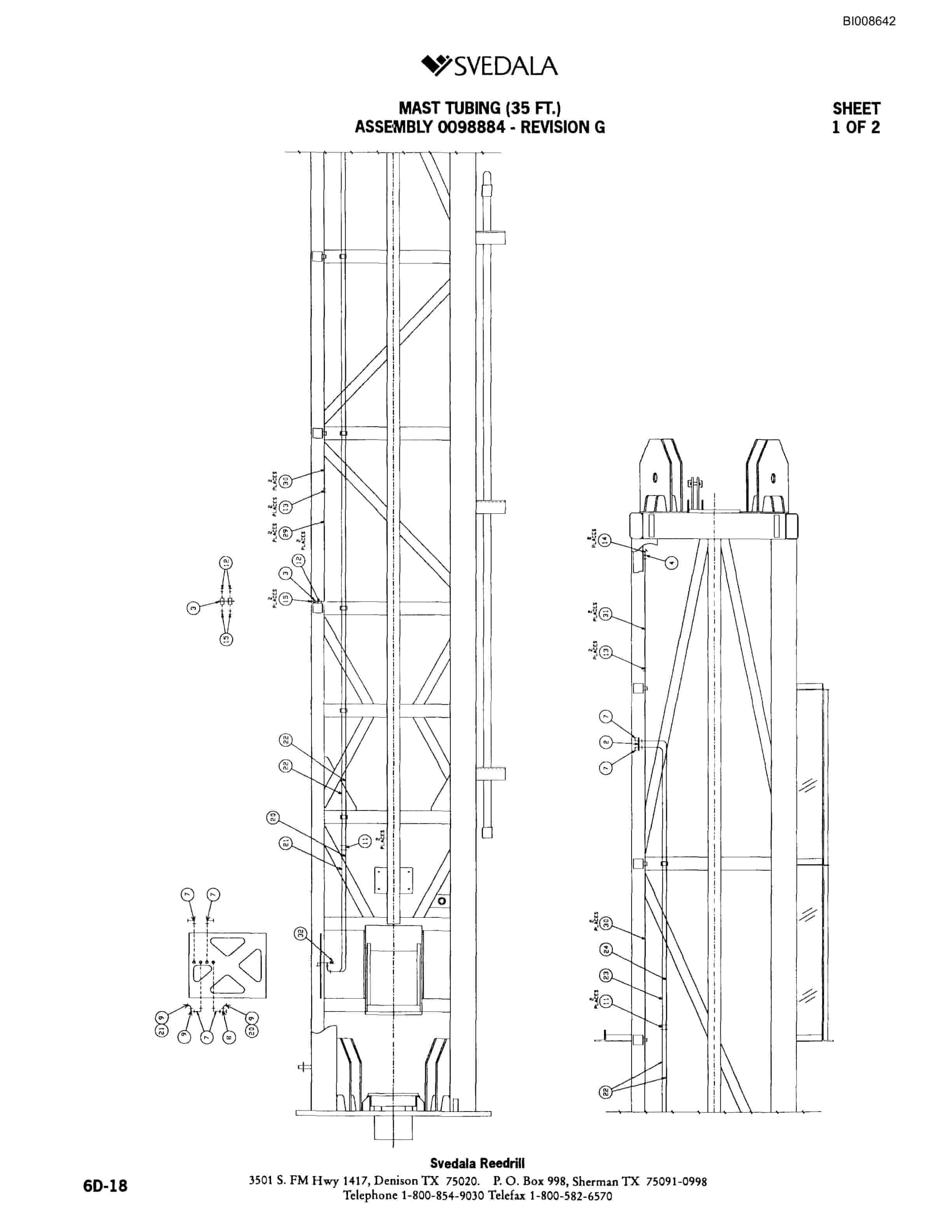 Bucyrus SKF Infinity Blasthole Drill Parts Catalog BI008642-3