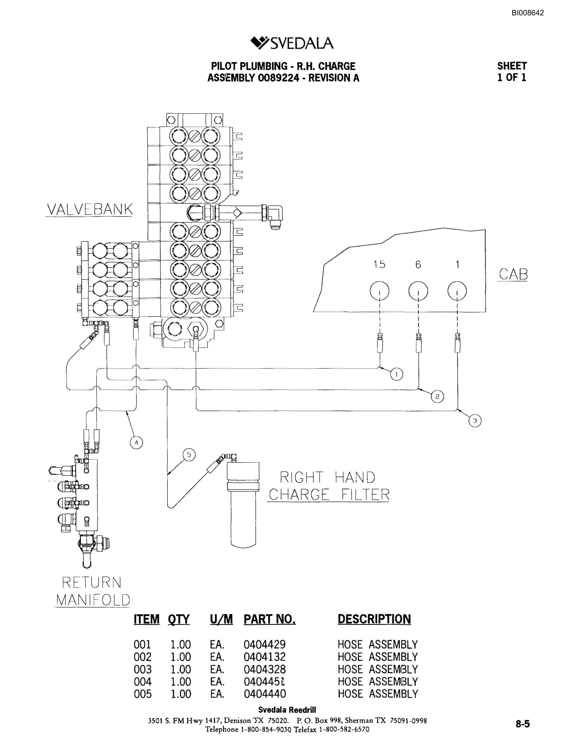 Bucyrus SKF Infinity Blasthole Drill Parts Catalog BI008642-5
