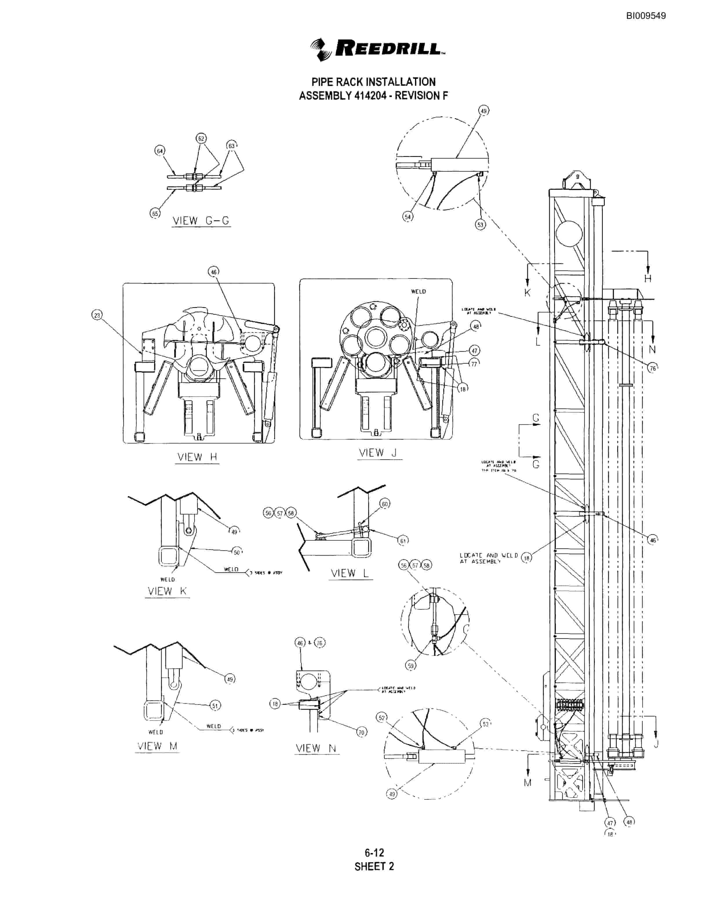 Bucyrus SKF Infinity Blasthole Drill Parts Catalog BI009549-3