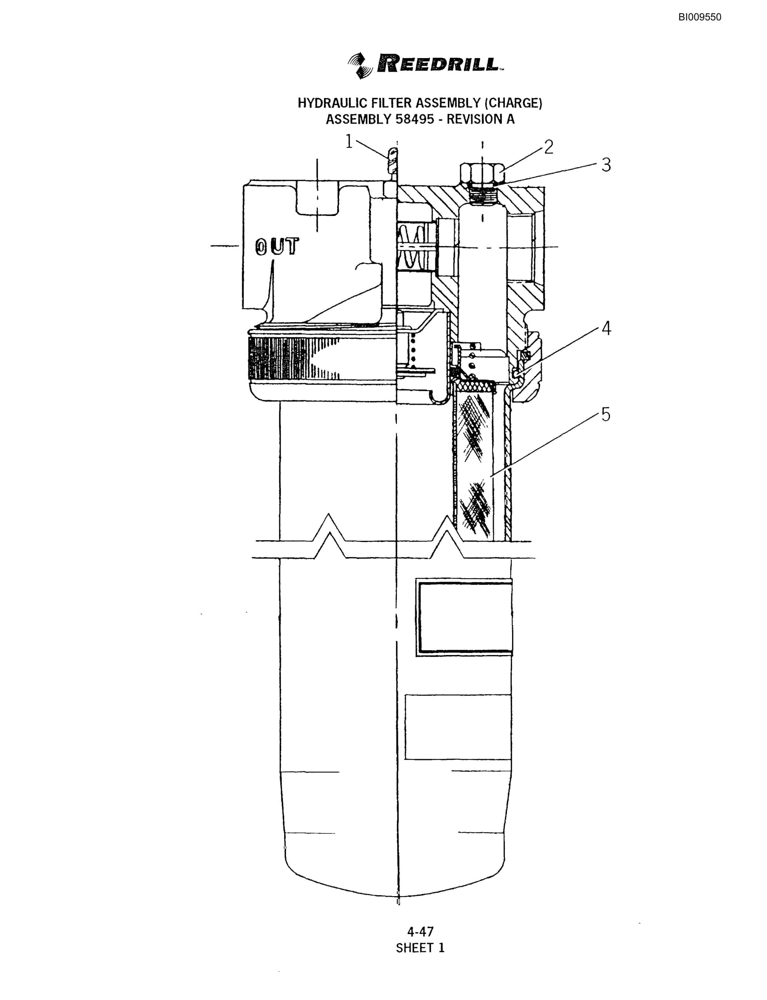 Bucyrus SKF Infinity Blasthole Drill Parts Catalog BI009550-2