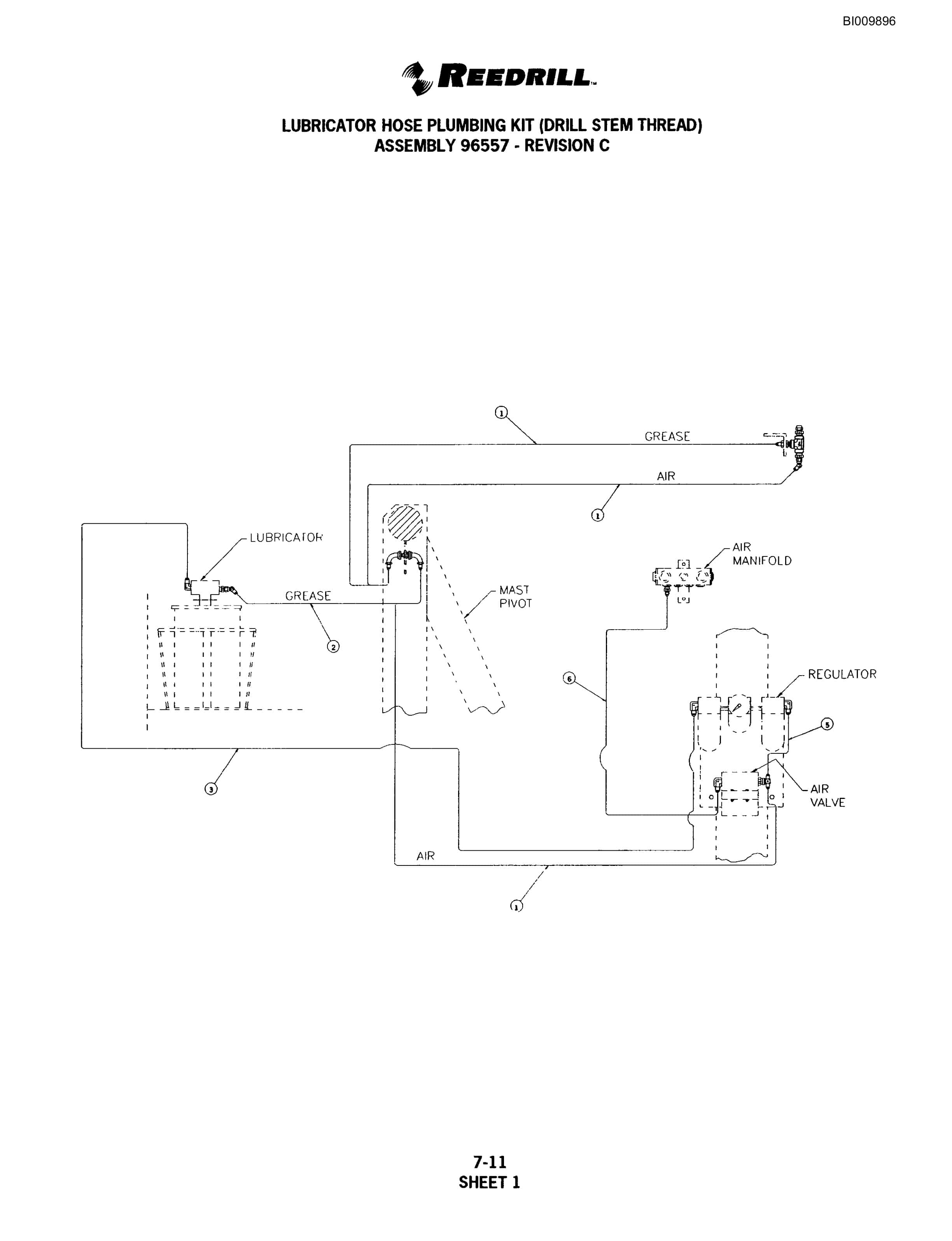 Bucyrus SKF Infinity Blasthole Drill Parts Catalog BI009896-5