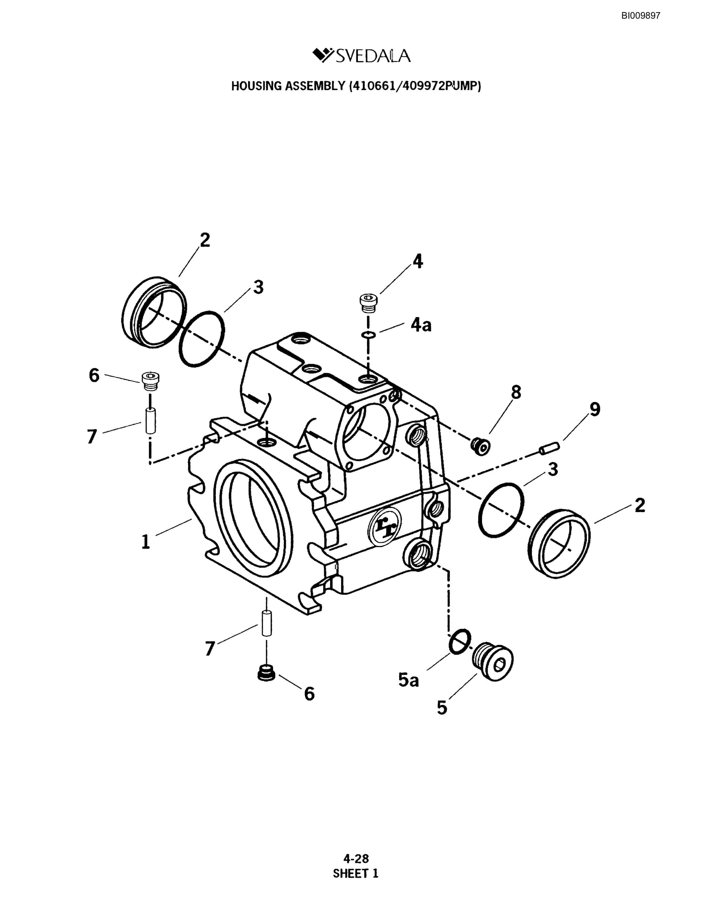 Bucyrus SKF Infinity Blasthole Drill Parts Catalog BI009897-2