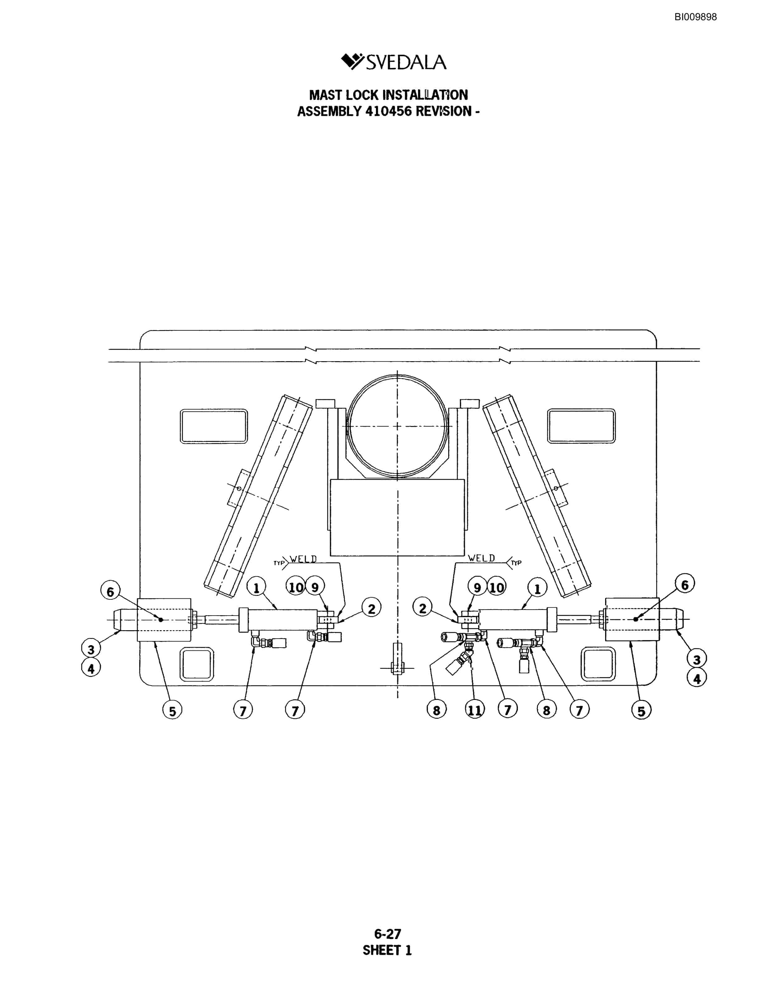 Bucyrus SKF Infinity Blasthole Drill Parts Catalog BI009898-4