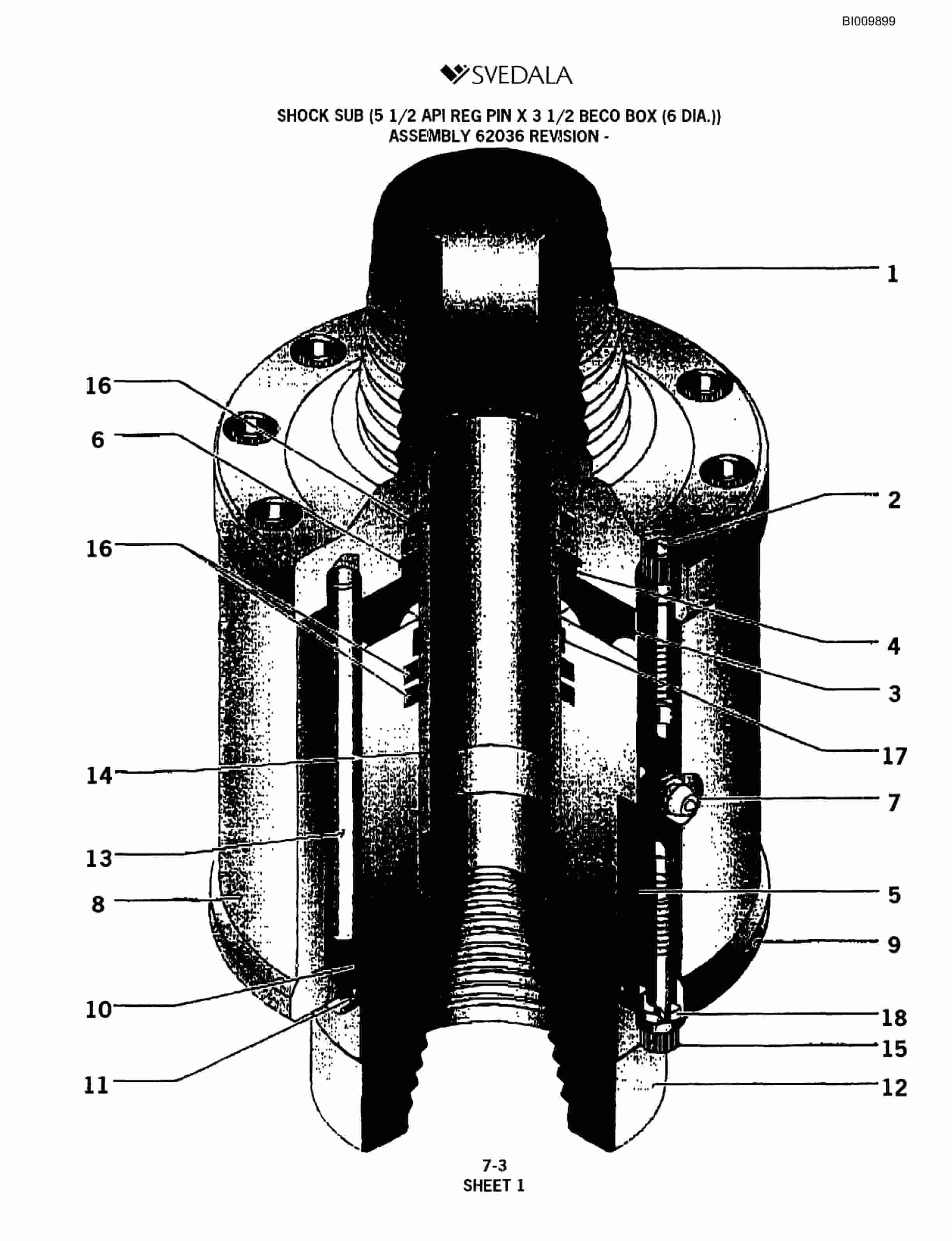 Bucyrus SKF Infinity Blasthole Drill Parts Catalog BI009899-4