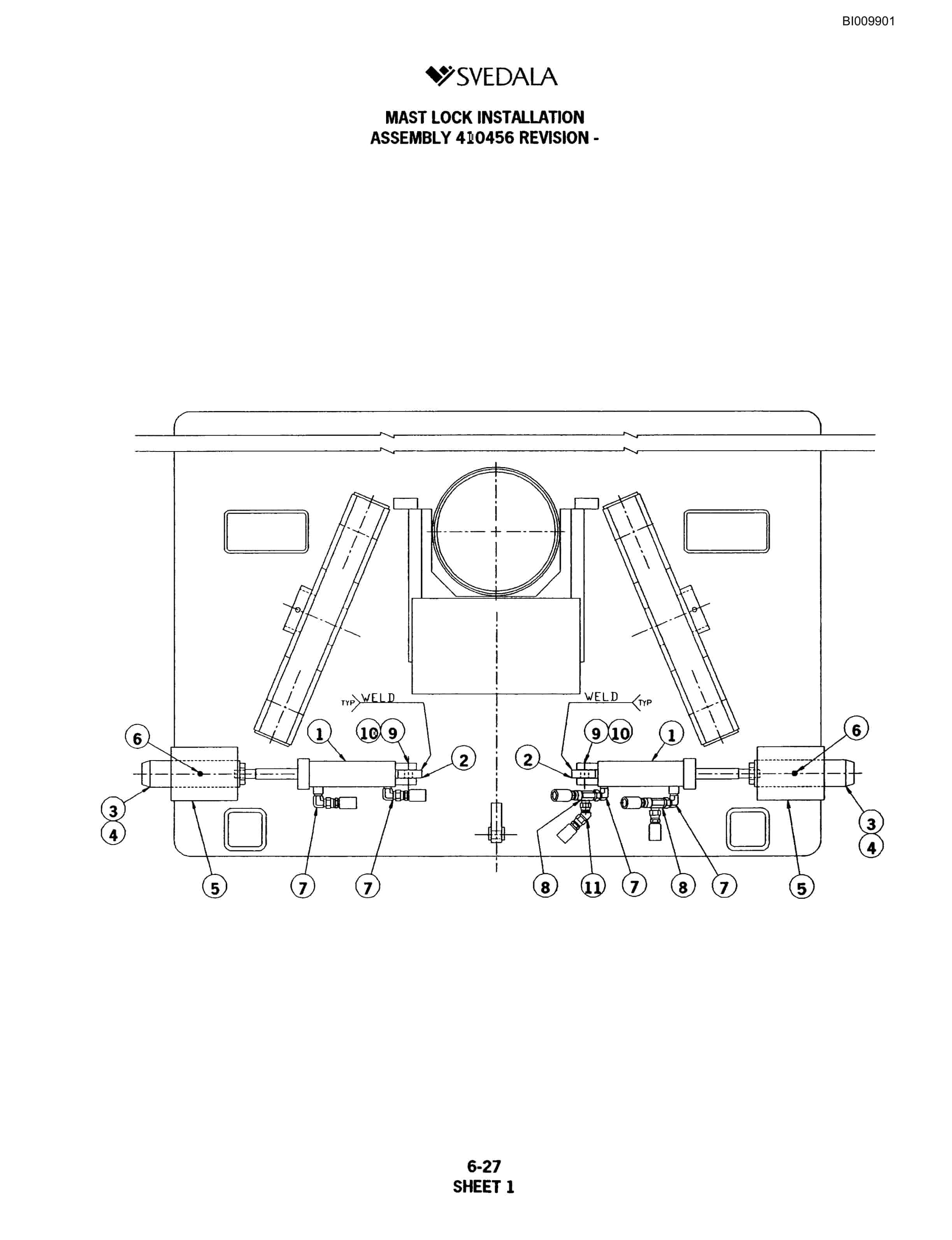Bucyrus SKF Infinity Blasthole Drill Parts Catalog BI009901-4