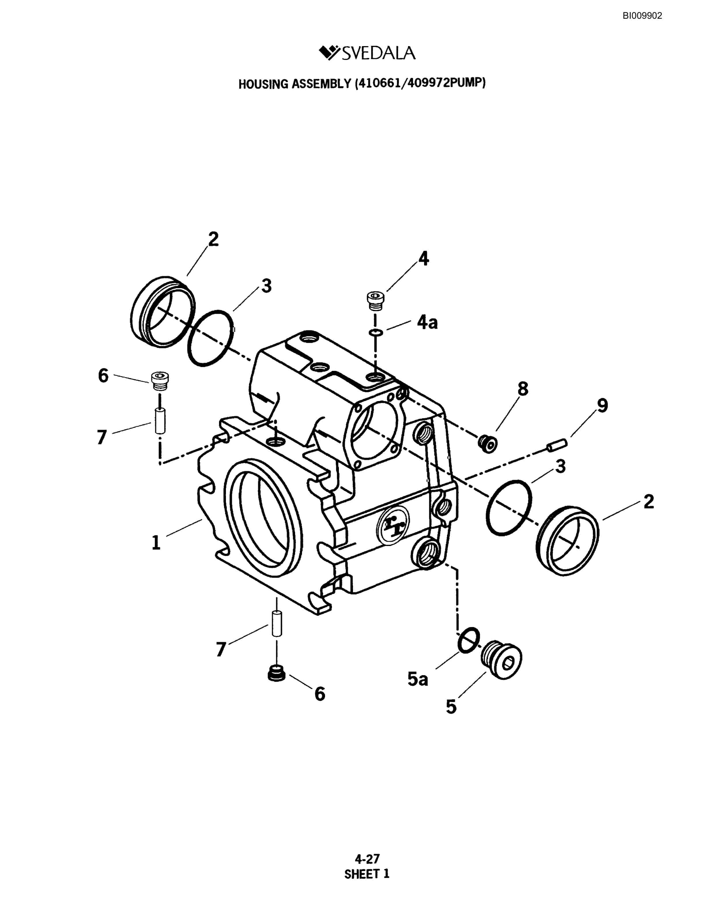 Bucyrus SKF Infinity Blasthole Drill Parts Catalog BI009902-2