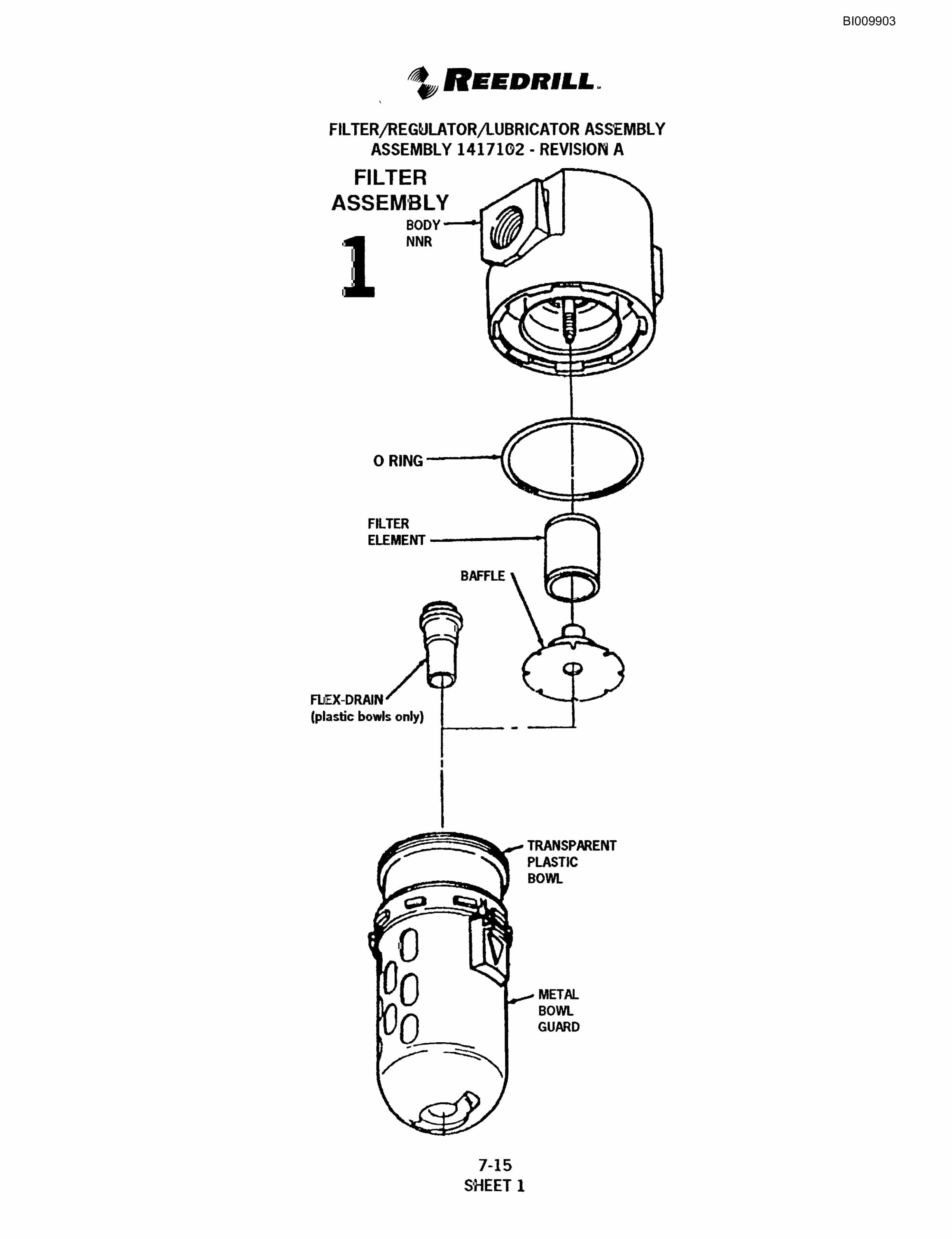 Bucyrus SKF Infinity Blasthole Drill Parts Catalog BI009903-4