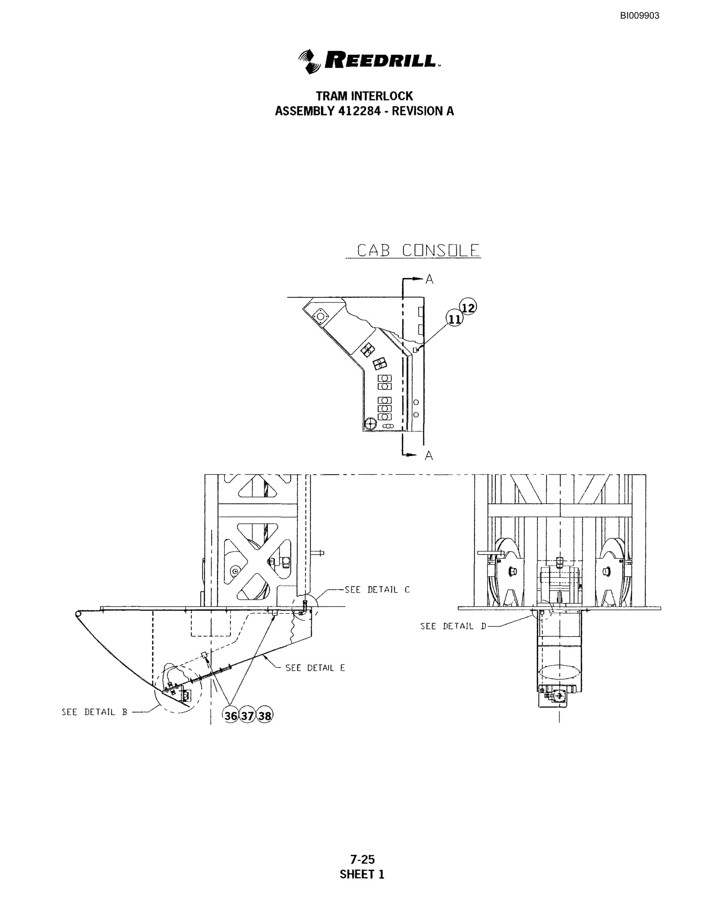 Bucyrus SKF Infinity Blasthole Drill Parts Catalog BI009903-5