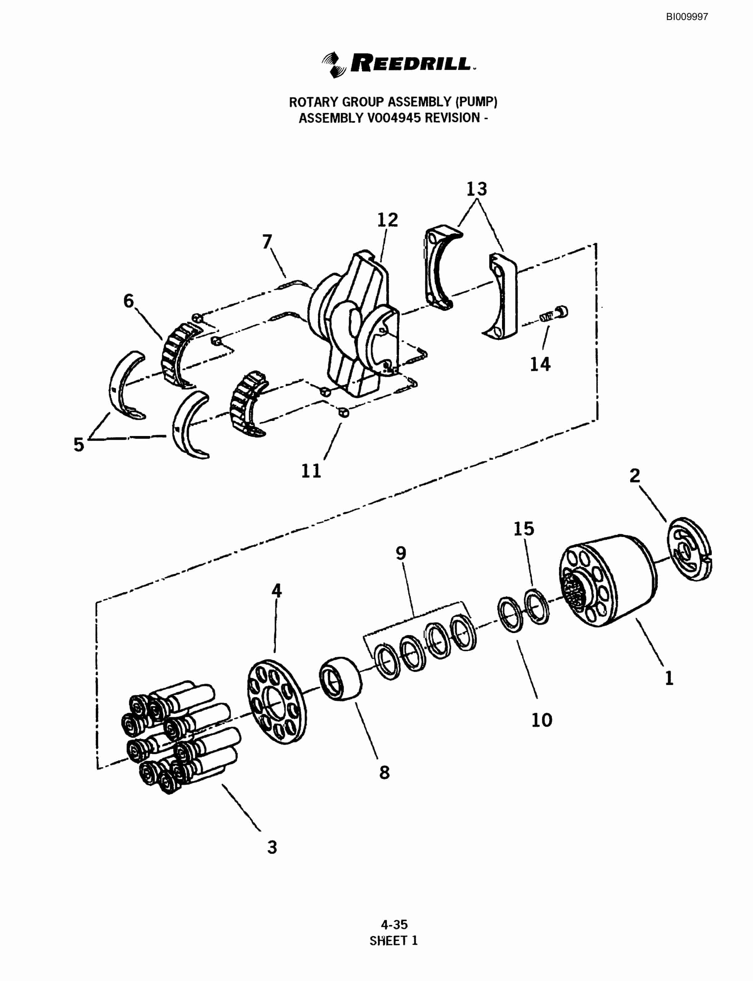 Bucyrus SKF Infinity Blasthole Drill Parts Catalog BI009997-2