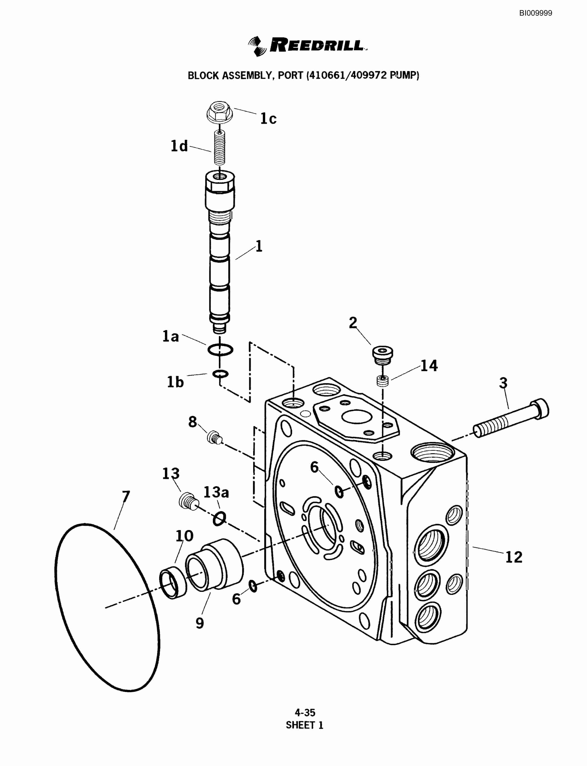 Bucyrus SKF Infinity Blasthole Drill Parts Catalog BI009999-2