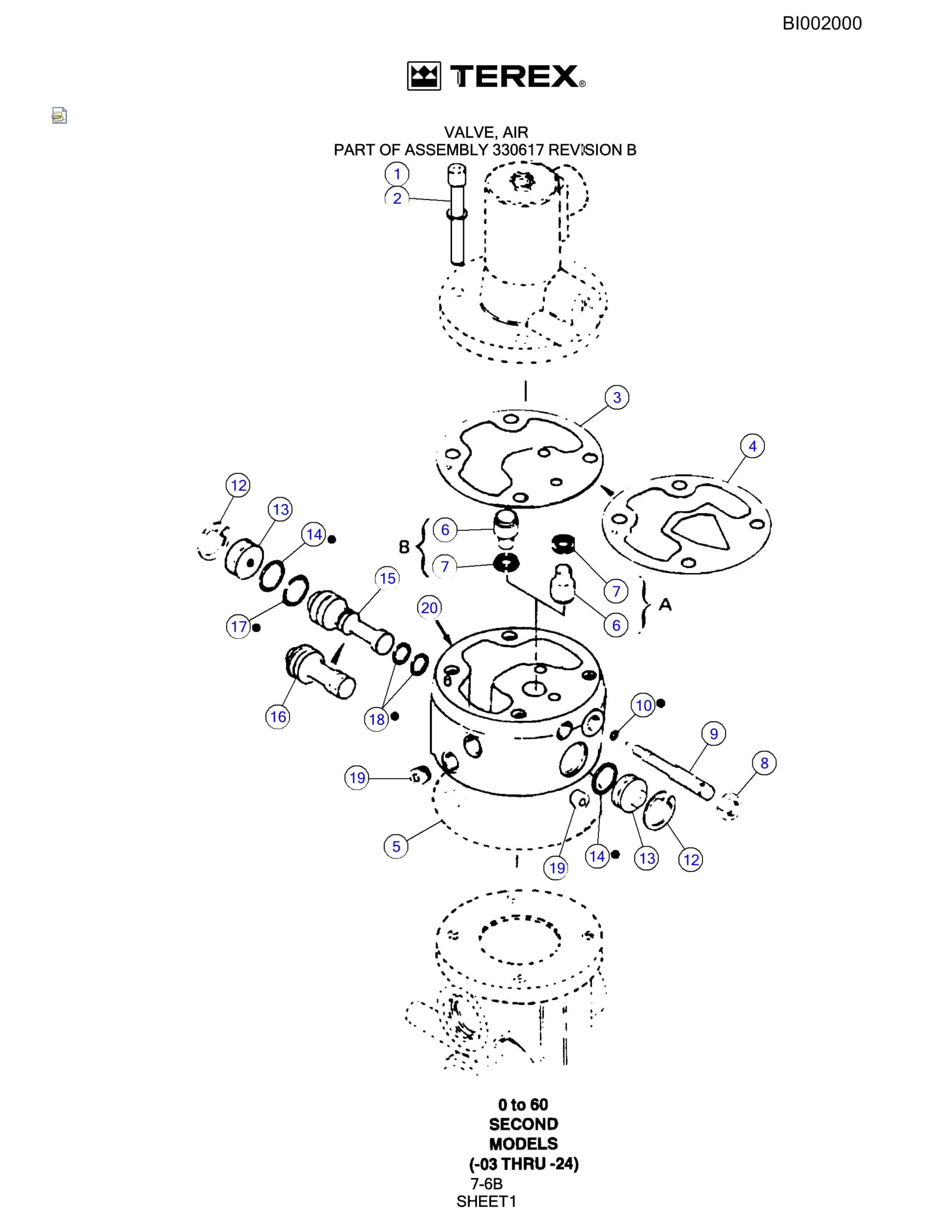 Bucyrus SKF Rotary Blasthole Drill Parts Catalog BI002000-4
