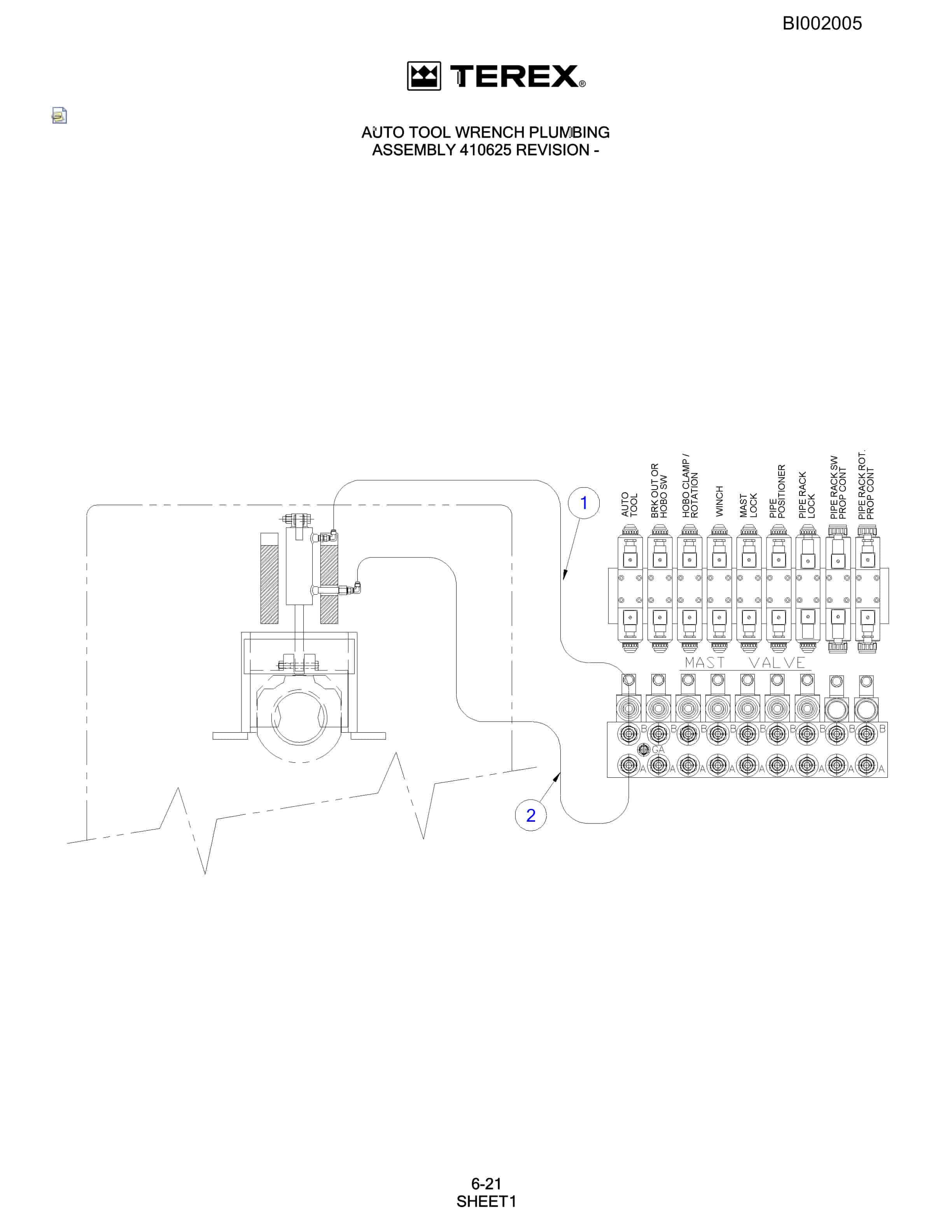 Bucyrus SKF Rotary Blasthole Drill Parts Catalog BI002005-3