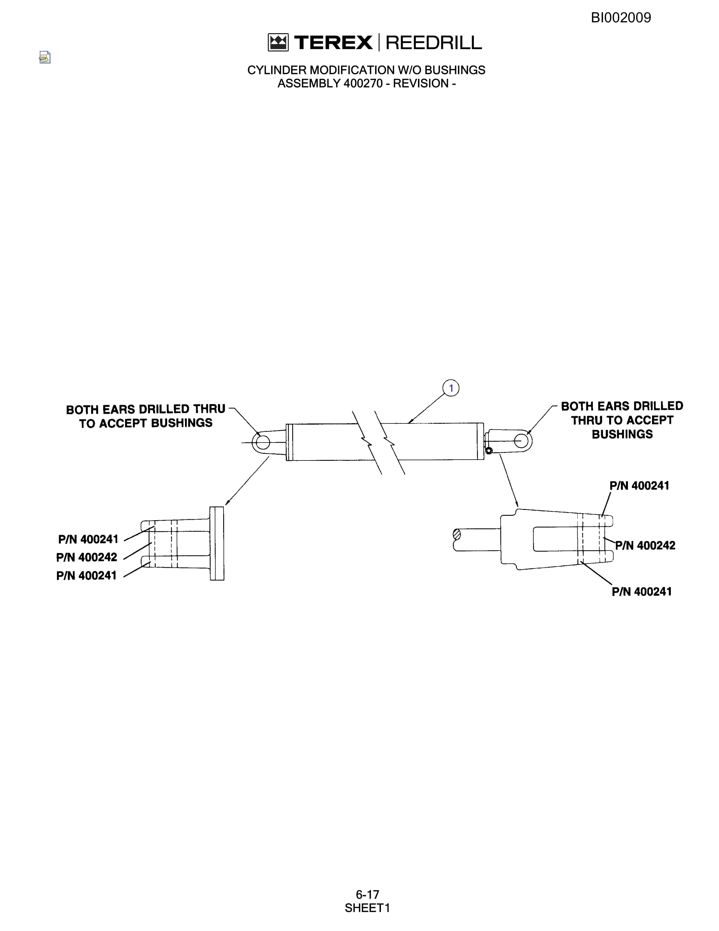 Bucyrus SKF Rotary Blasthole Drill Parts Catalog BI002009-4
