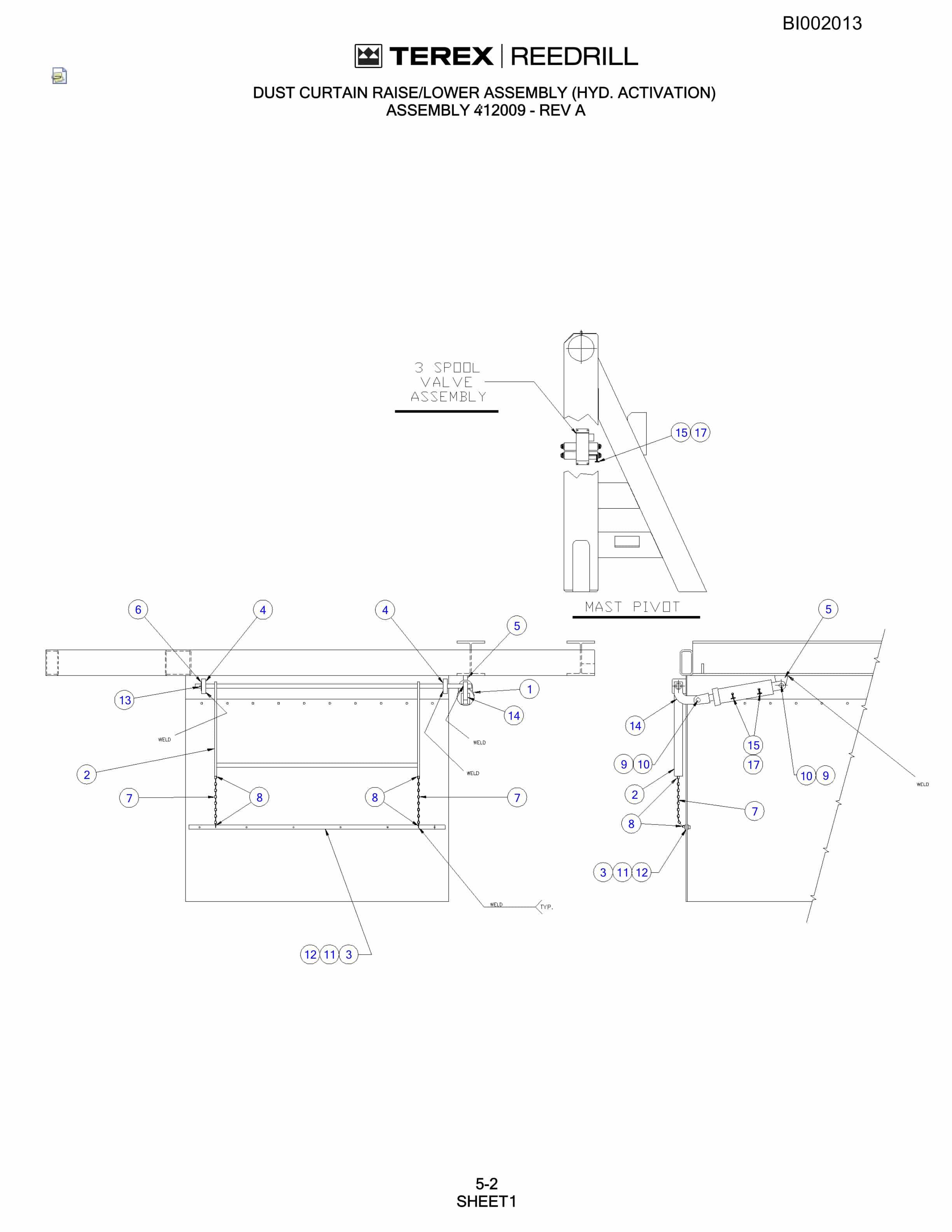 Bucyrus SKF Rotary Blasthole Drill Parts Catalog BI002013-2