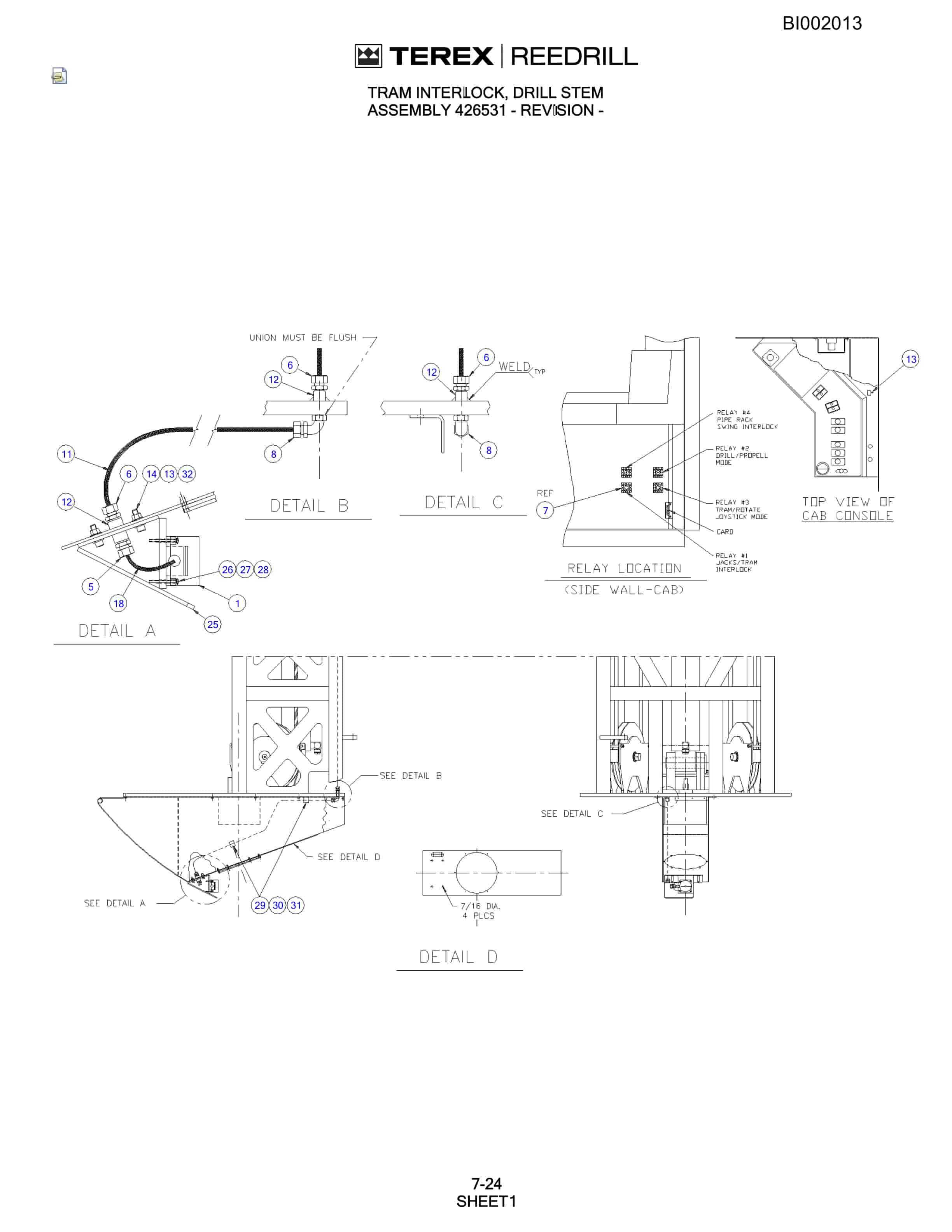 Bucyrus SKF Rotary Blasthole Drill Parts Catalog BI002013-5