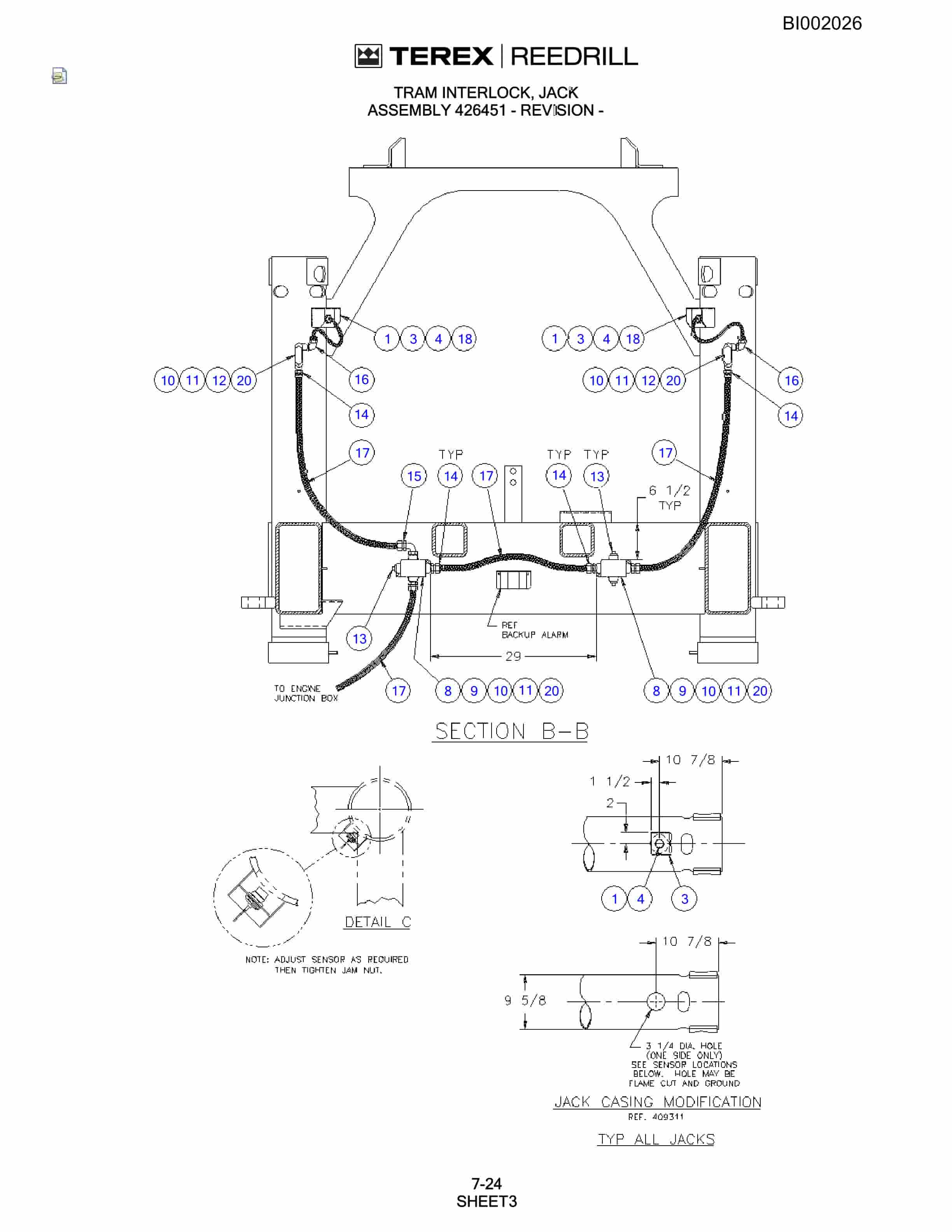 Bucyrus SKF Rotary Blasthole Drill Parts Catalog BI002026-5