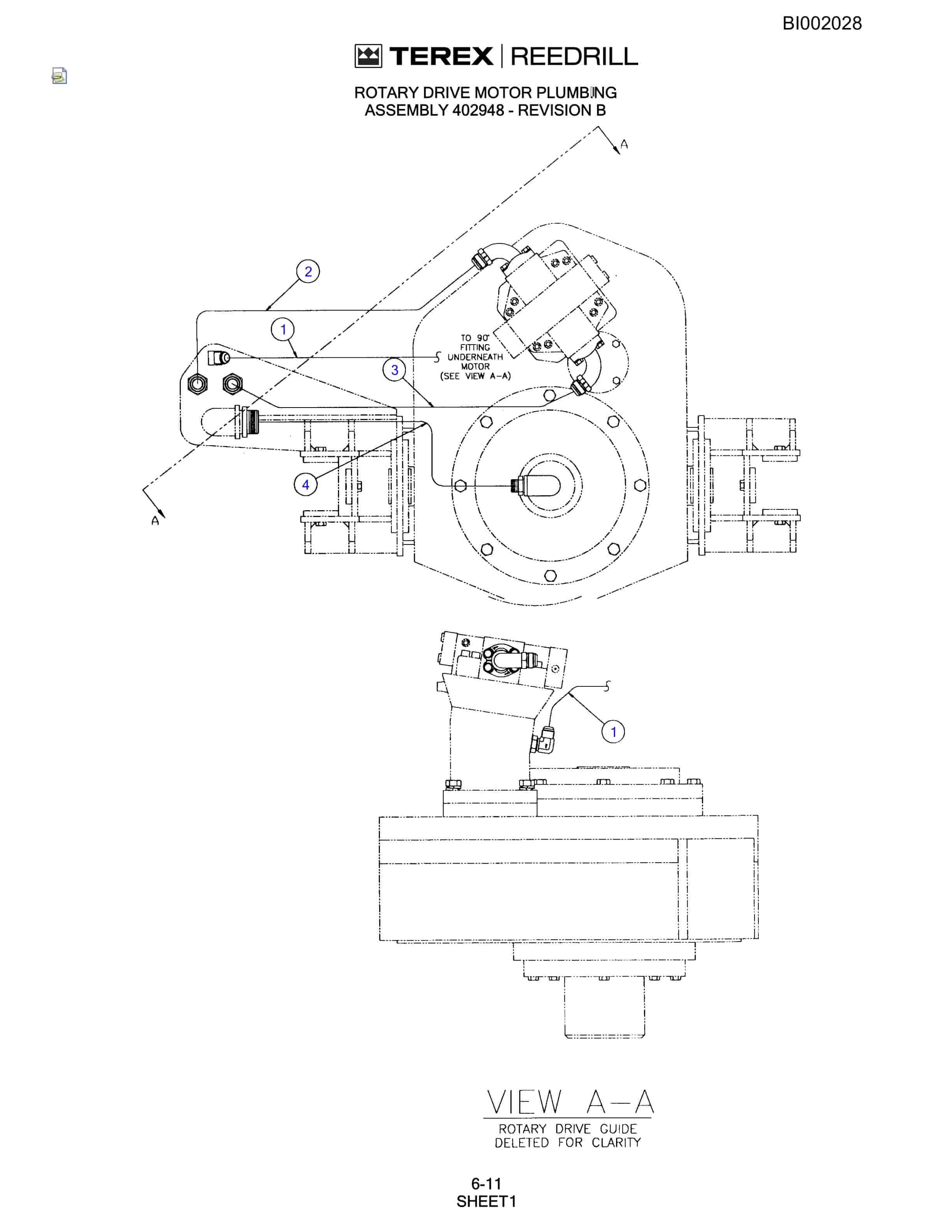 Bucyrus SKF Rotary Blasthole Drill Parts Catalog BI002028-3