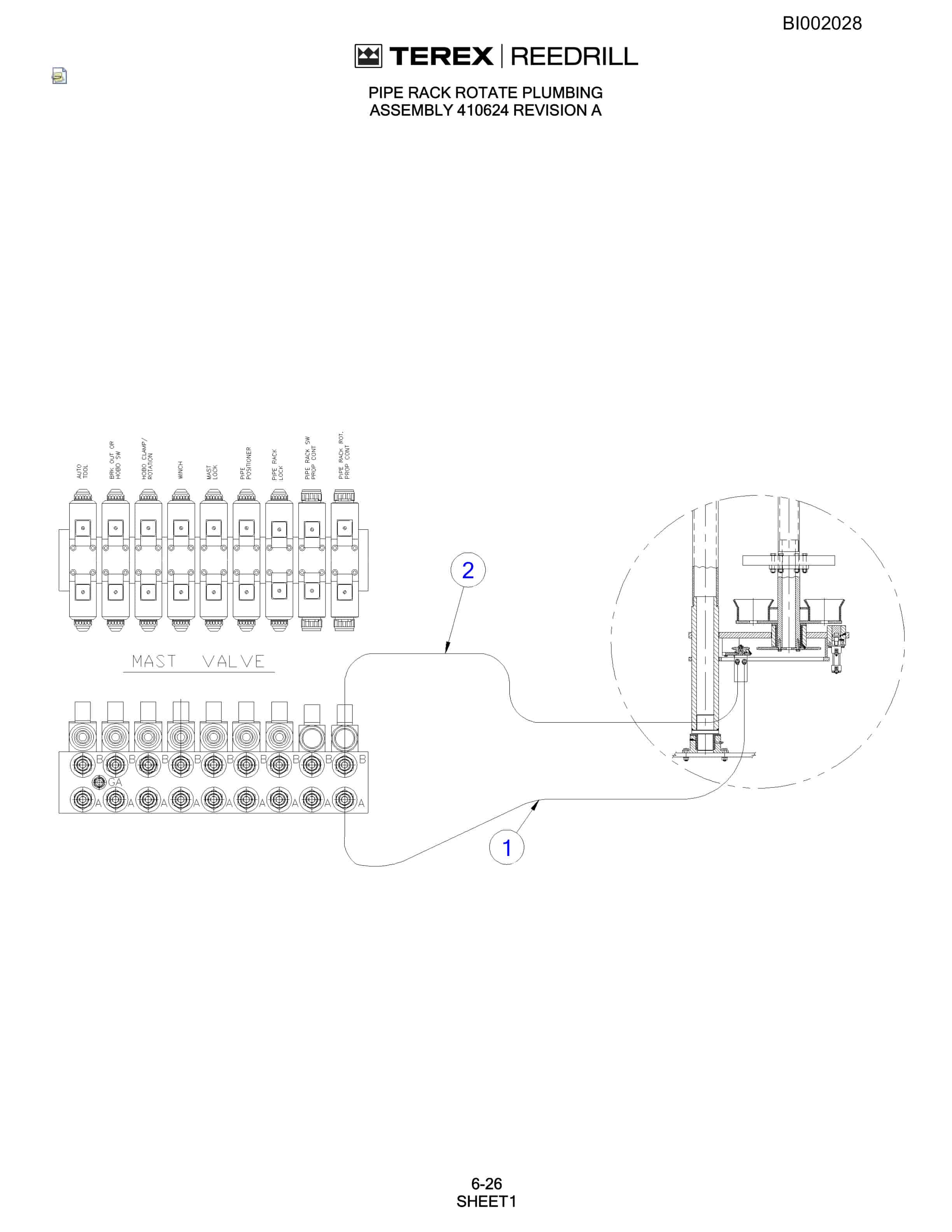 Bucyrus SKF Rotary Blasthole Drill Parts Catalog BI002028-4